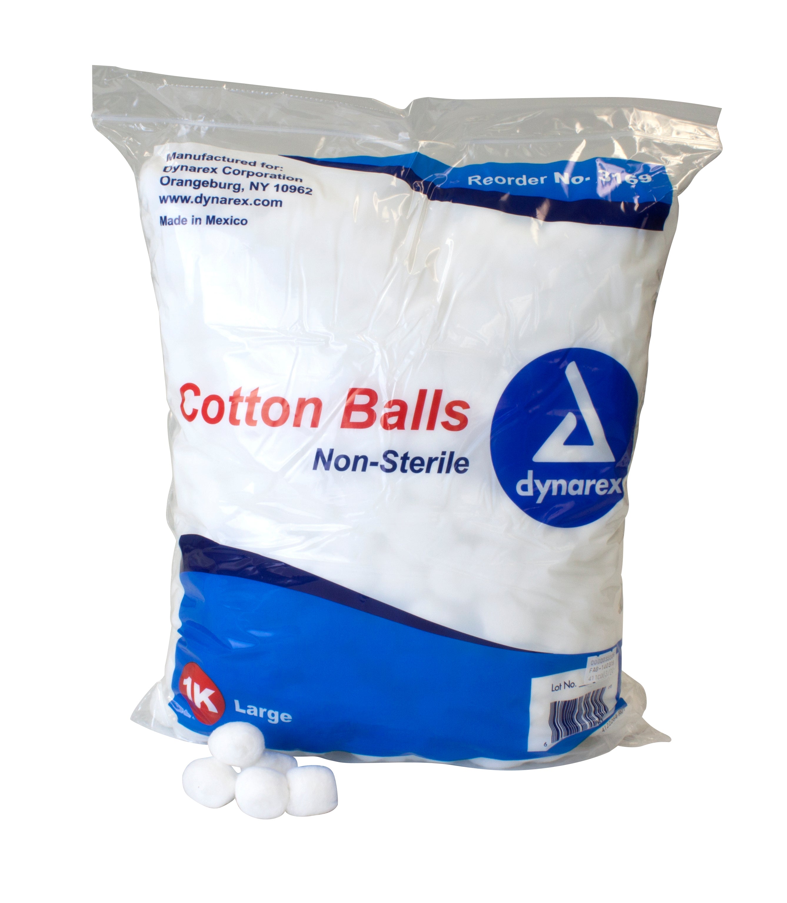Cotton Ball Dynarex Large Cotton NonSterile
