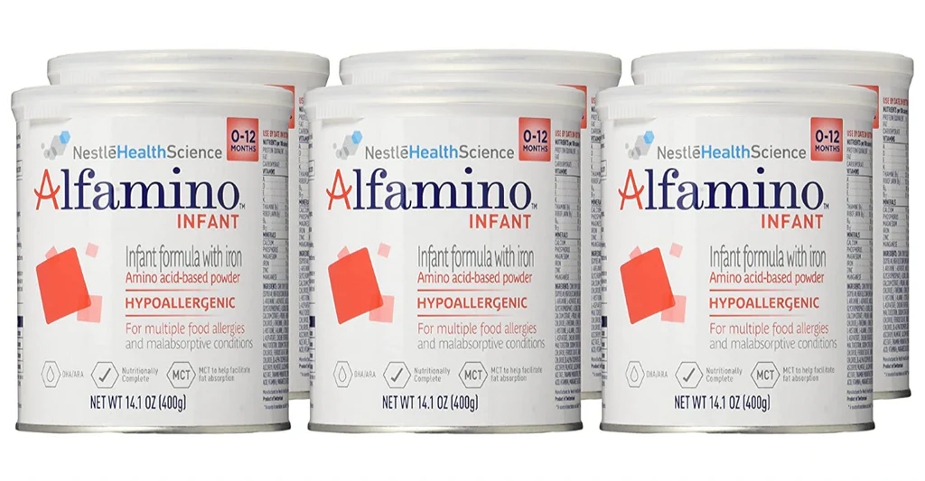 Infant Formula Alfamino 14.1 oz. Can Powder Amino Acid Food Allergies