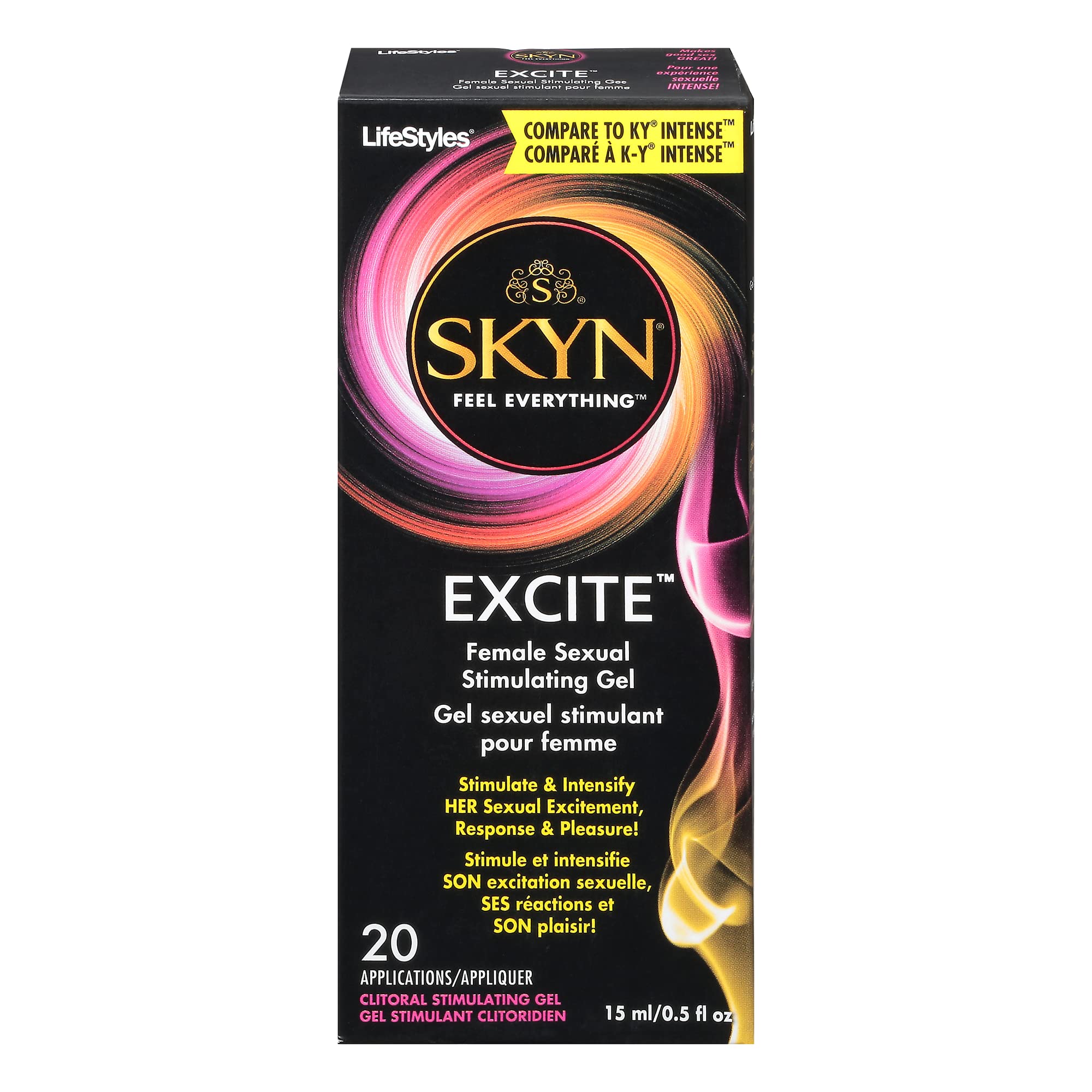 SKYN EXCITE Female Sexual Stimulating Gel, 0.5 Ounce
