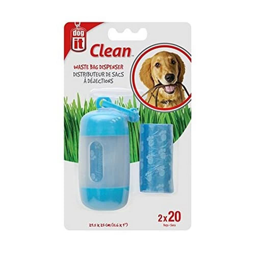 Dog Waste Dispenser, with 40 Bags