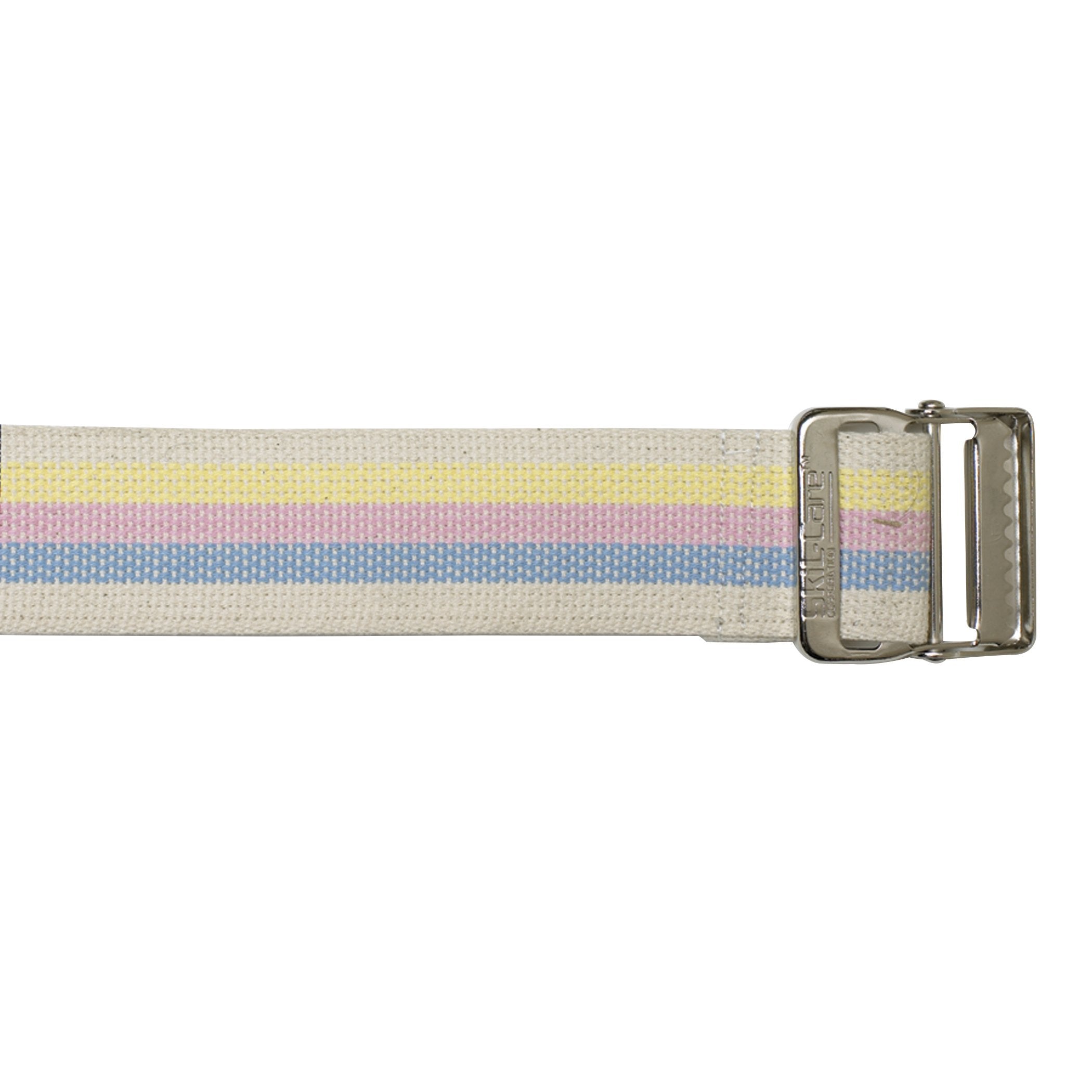 Gait Belt SkiL-Care 60 Inch Length Pastel Stripe Cotton