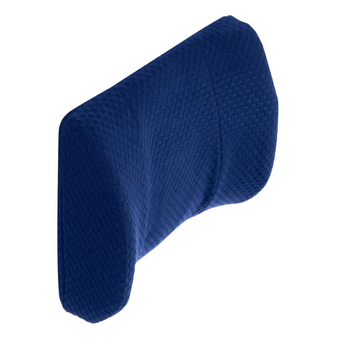 Carex Memory Foam Coccyx Seat Cushion for Tailbone and Back, Navy Blue