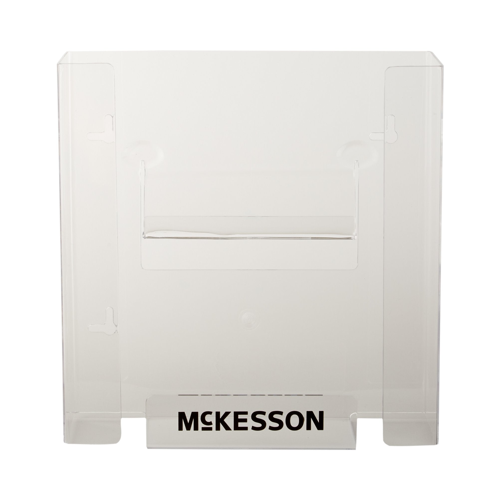 Glove Box Holder McKesson Horizontal or Vertical Mounted 2-Box Capacity Clear 4 X 10 X 10-3/4 Inch Plastic