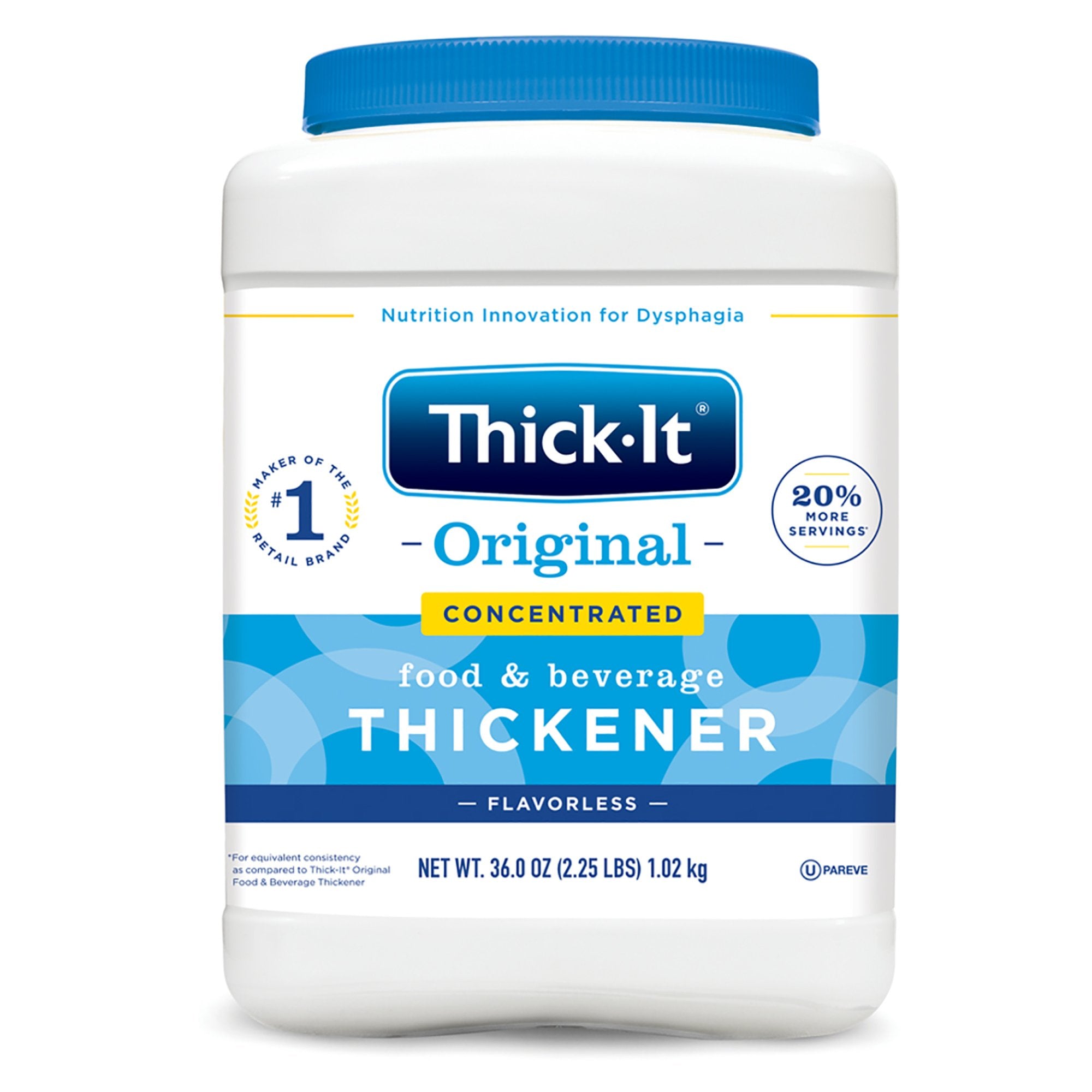 Food and Beverage Thickener Thick-It Original Concentrated 36 oz. Canister Unflavored Powder IDDSI Level 0 Thin