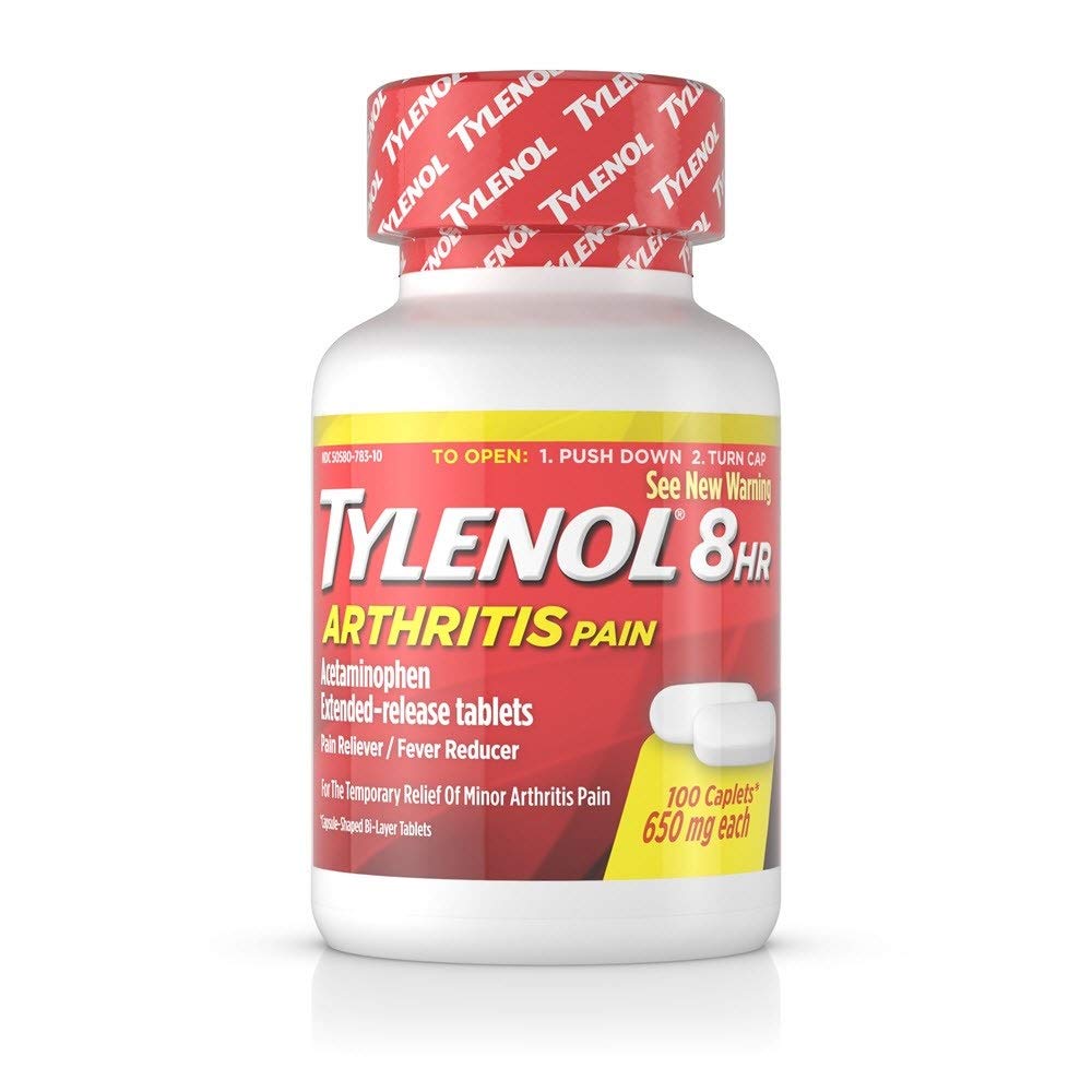 Tylenol Arthritis Pain Caplets, E-Z Open Cap-100 Count