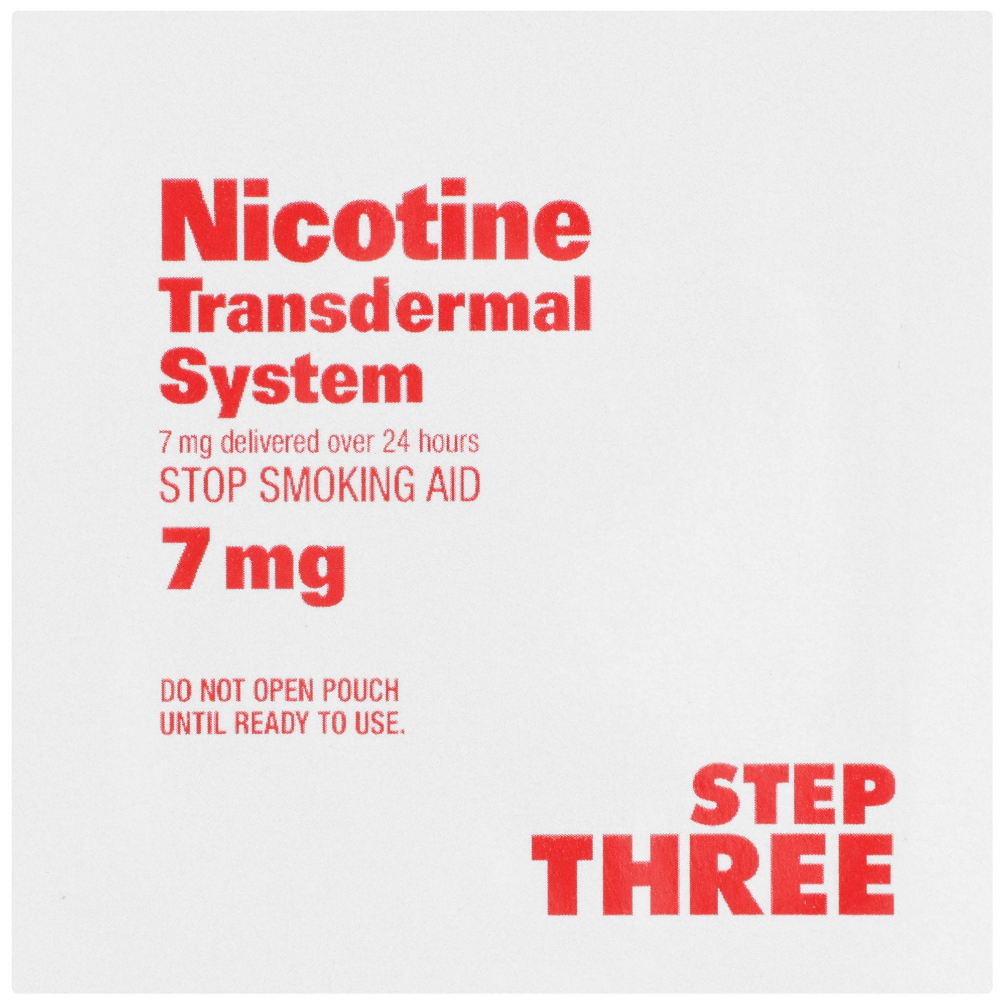 Stop Smoking Aid sunmark 7 mg Strength Transdermal Patch