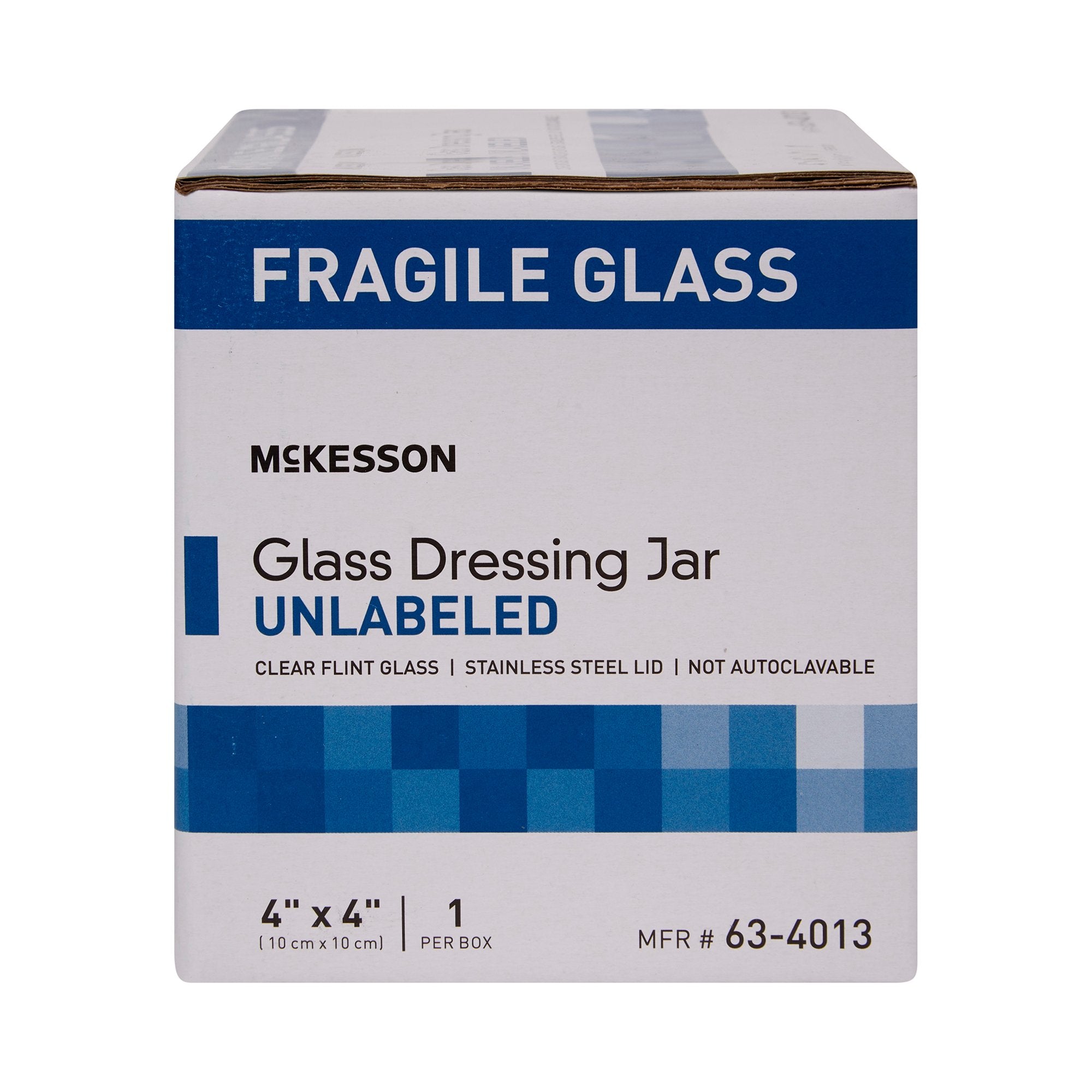 Sundry Jar McKesson 4 X 4 Inch Glass Clear
