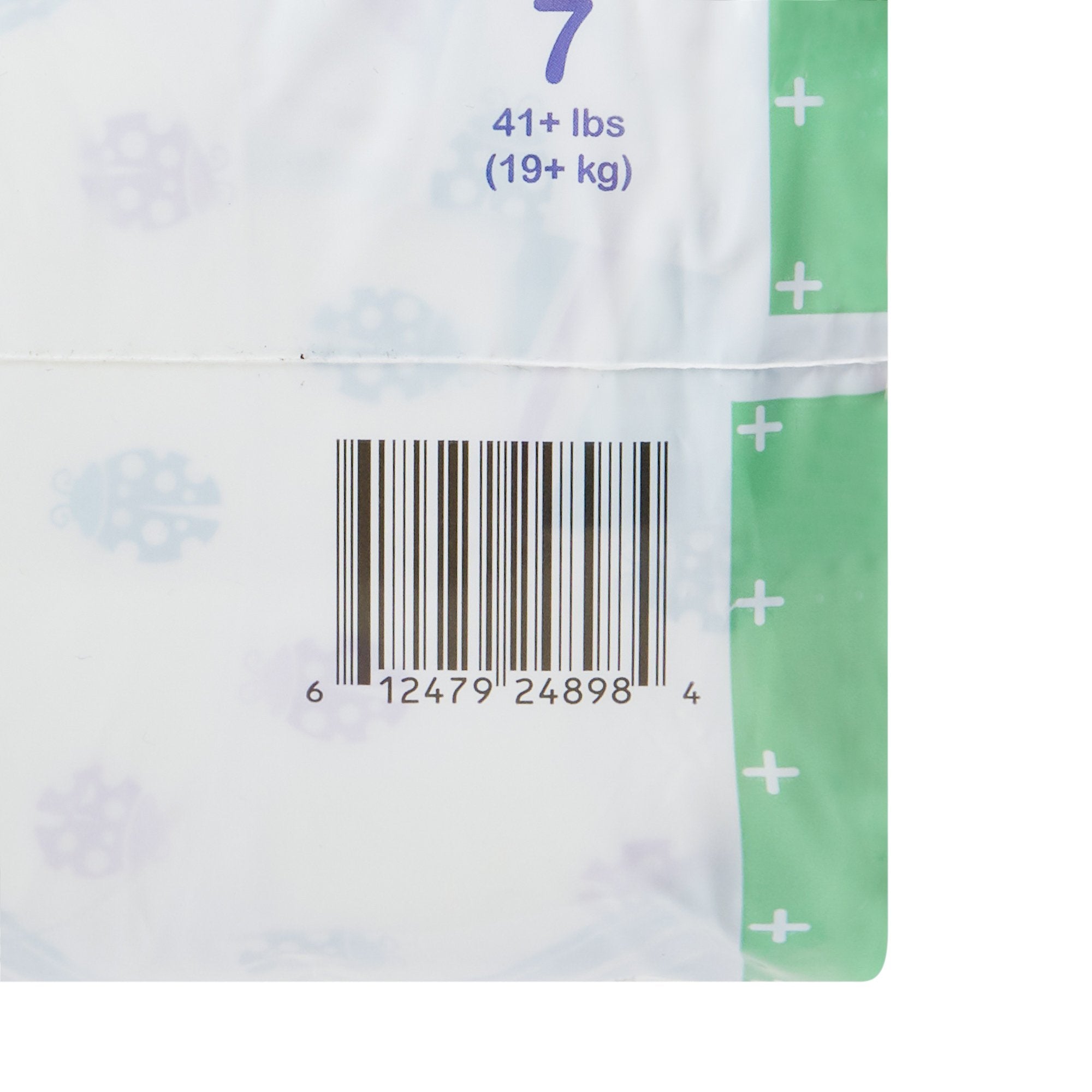 Unisex Baby Diaper McKesson Size 7 Disposable Moderate Absorbency