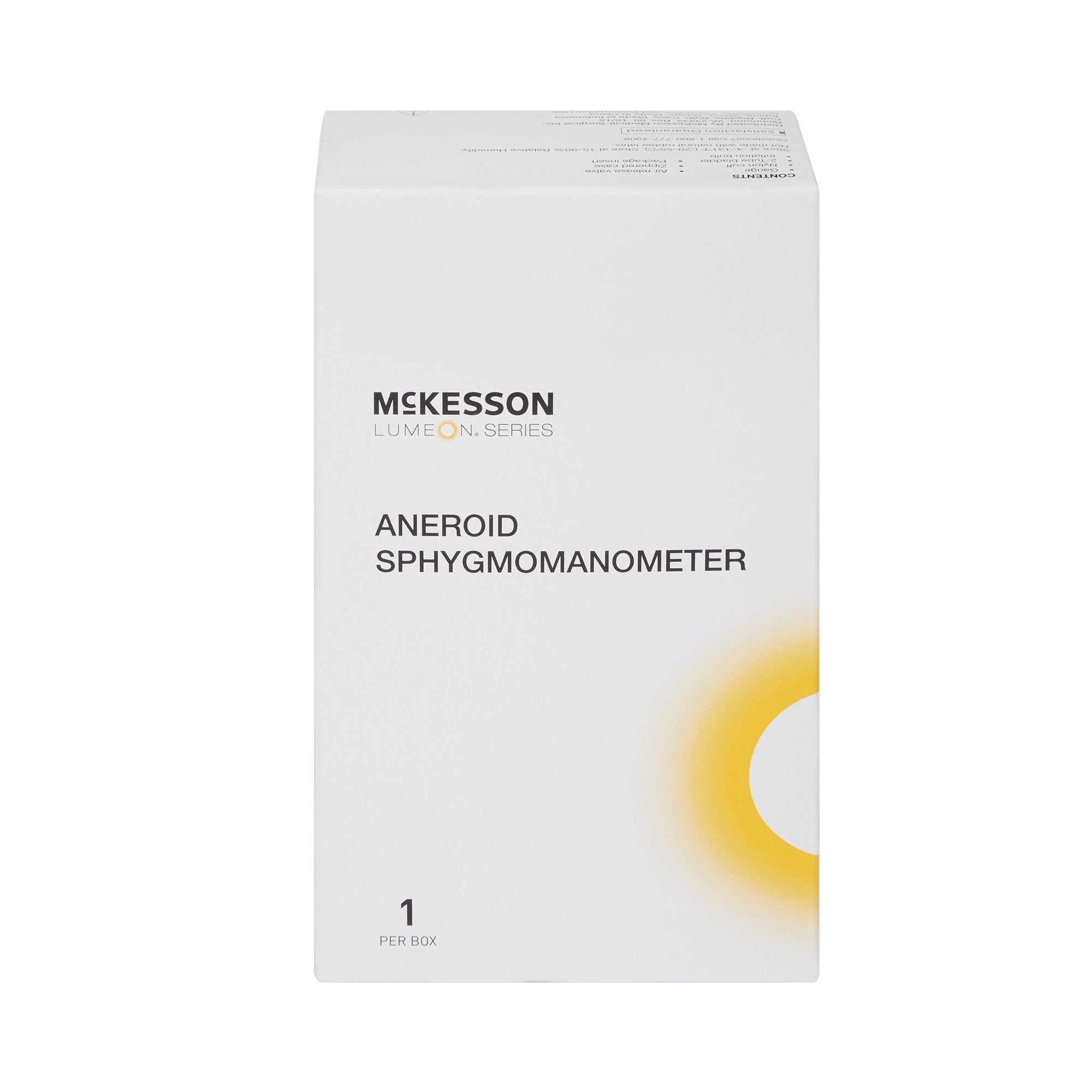 Aneroid Sphygmomanometer Unit McKesson LUMEON Adult Cuff Nylon Cuff 23 - 40 cm Palm Aneroid