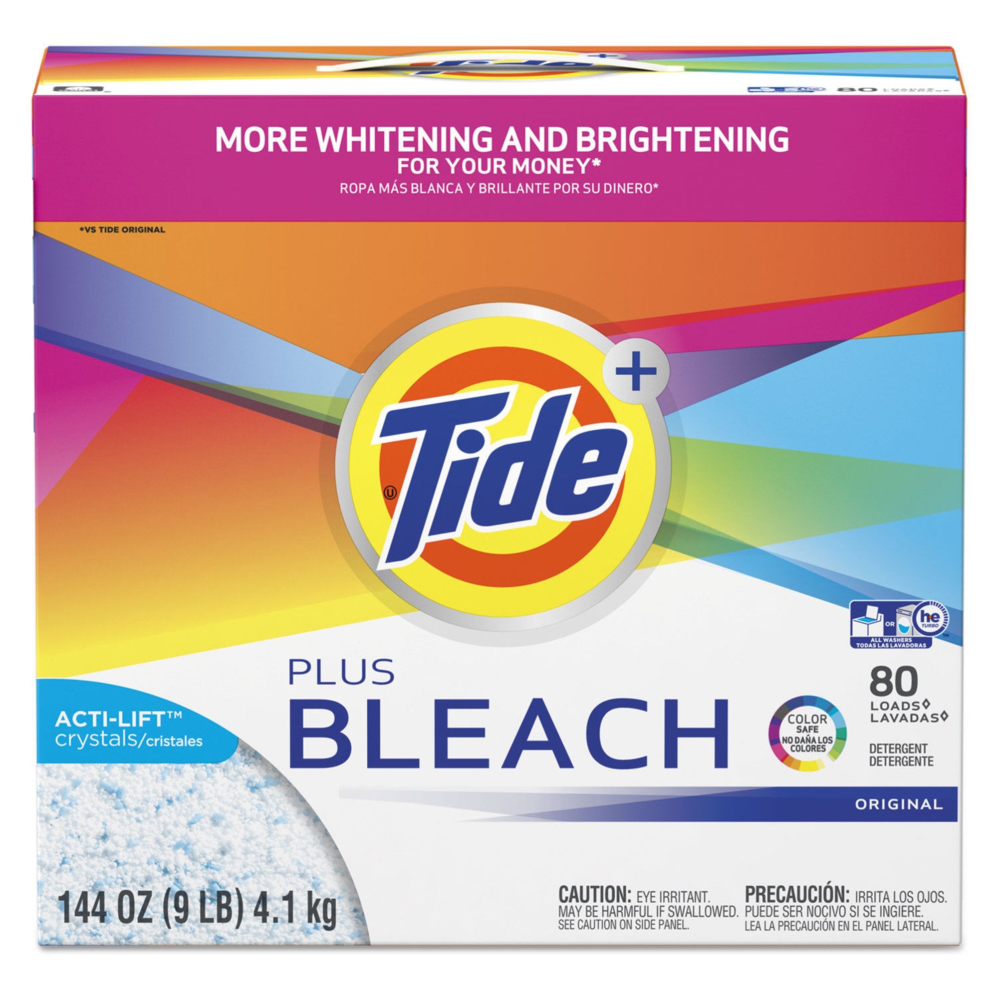 Laundry Detergent Tide 144 oz. Box Powder Original Scent