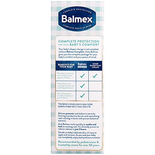 Balmex Complete Protection Diaper Rash Cream - 4 oz