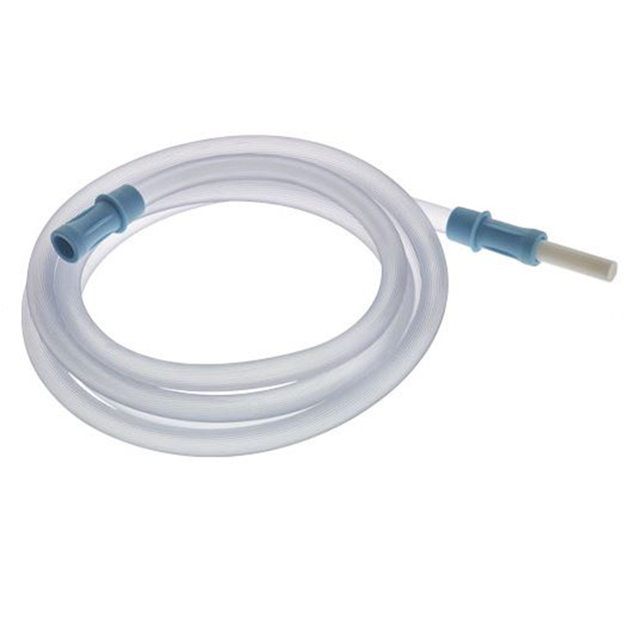 Suction Connector Tubing AMSure 10 Foot Length 0.25 Inch I.D. Sterile Tube to Tube Connector Clear NonConductive PVC
