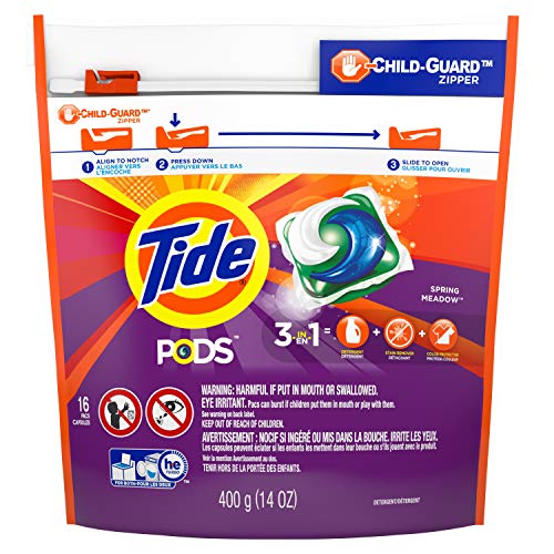 Tide Pods Laundry Detergent Pacs, 16 each (Pack of 6)