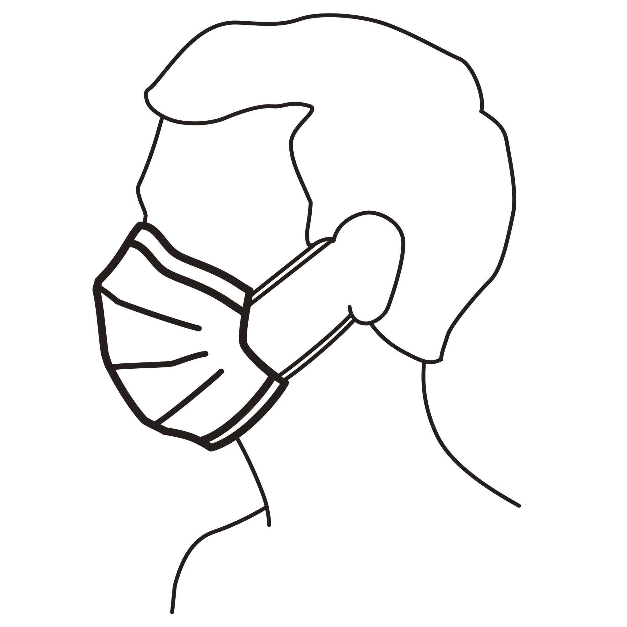 Procedure Mask Halyard Pleated Earloops One Size Fits Most Blue NonSterile Not Rated Adult