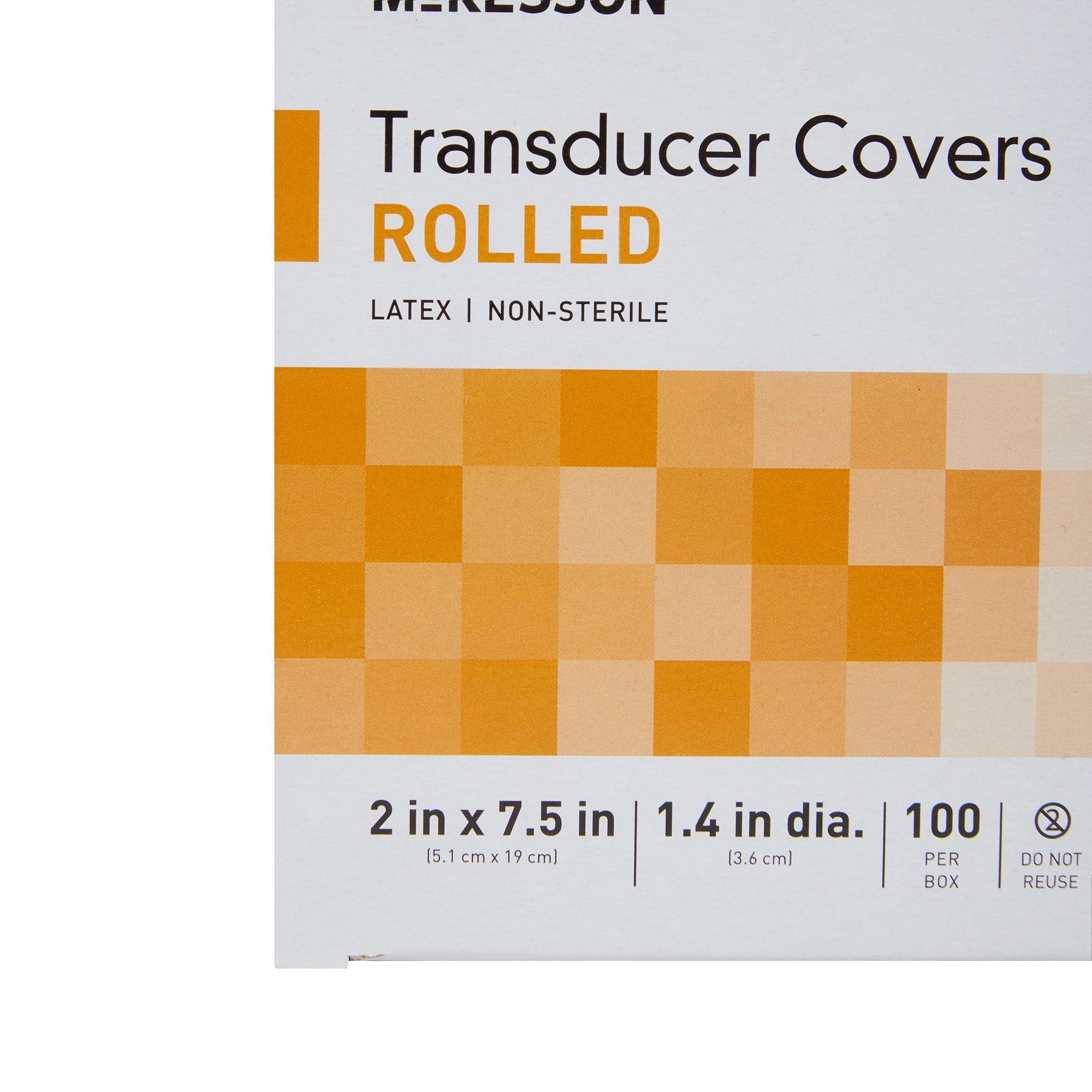 Ultrasound Transducer Cover McKesson 2 X 7-1/2 Inch Latex NonSterile For use with Ultrasound External Probe