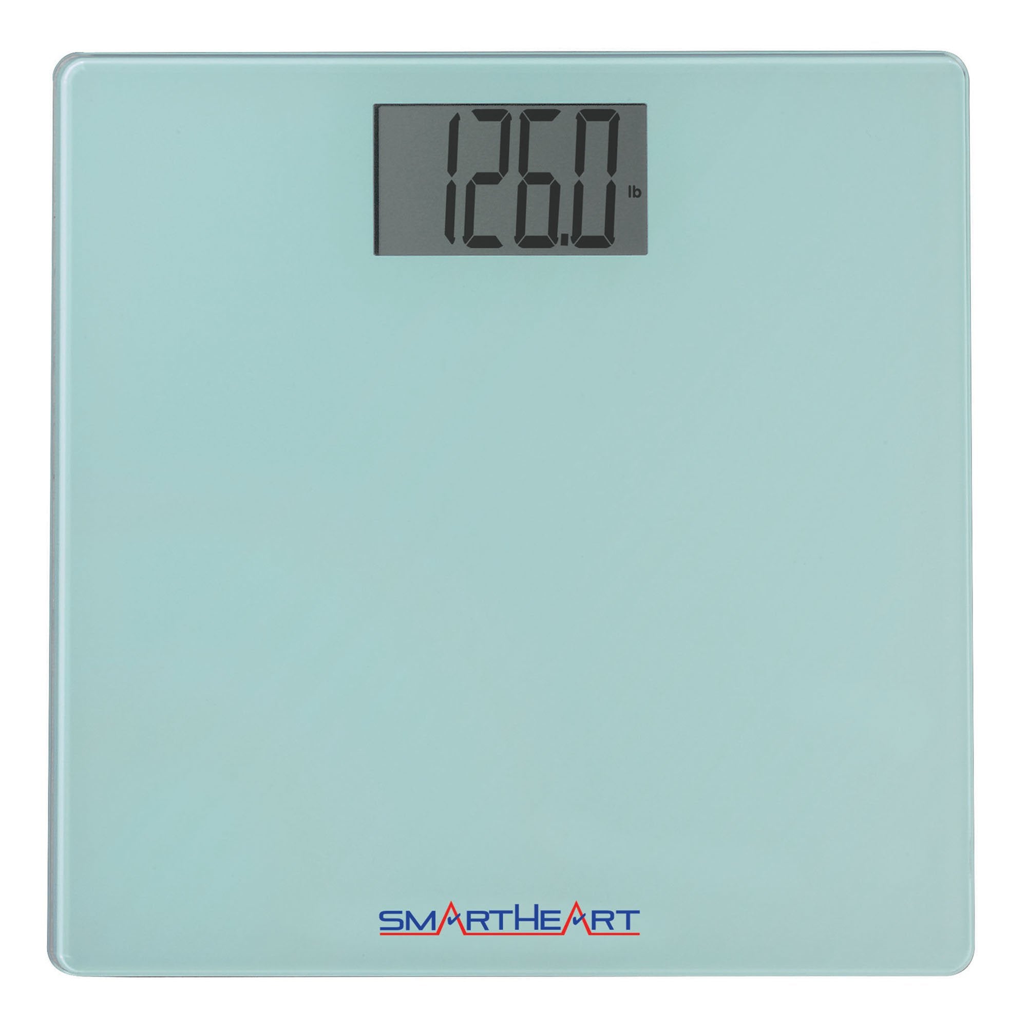 Floor Scale SmartHeart Digital Scale 438 lbs / 199 kg Gray Battery Operated