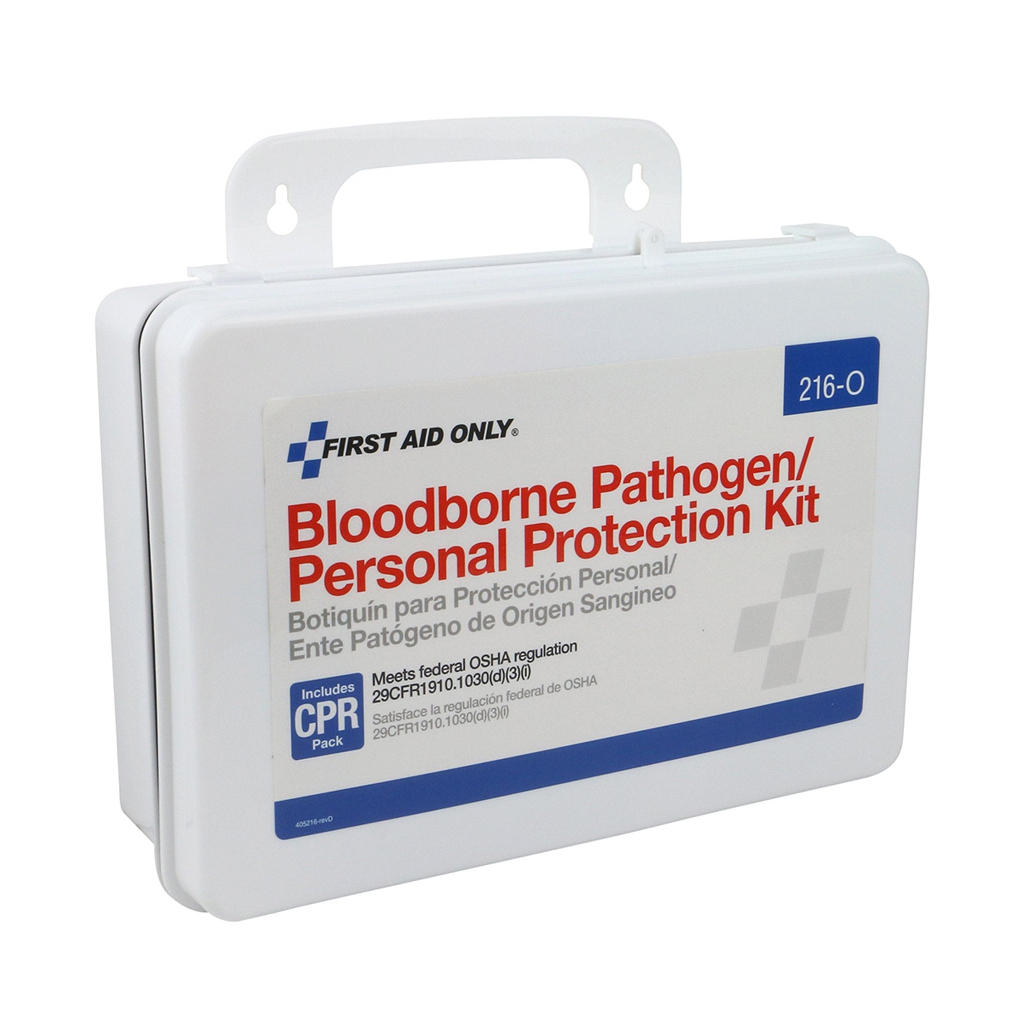 Bloodborne Pathogen Spill Clean Up / Personal Protection With CPR Pack Kit First Aid Only