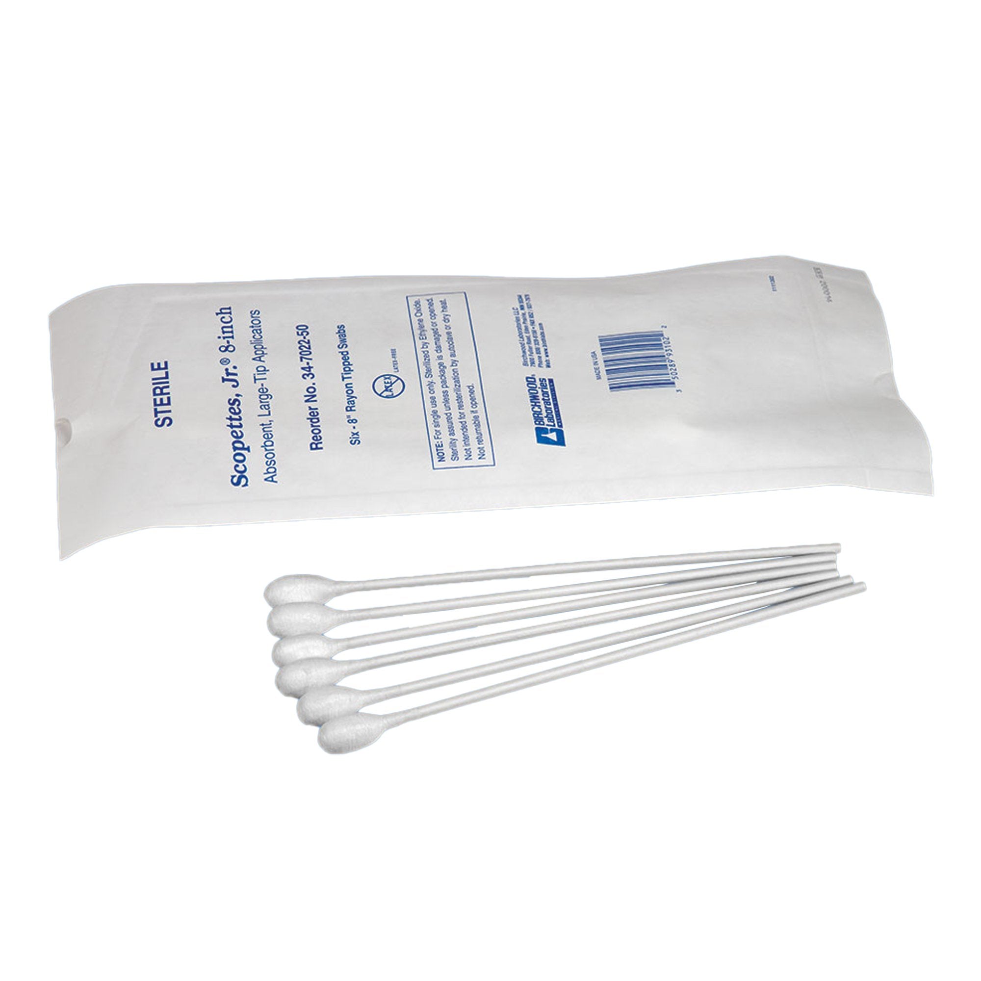 OB/GYN Swab Scopettes 8 Inch Length Sterile