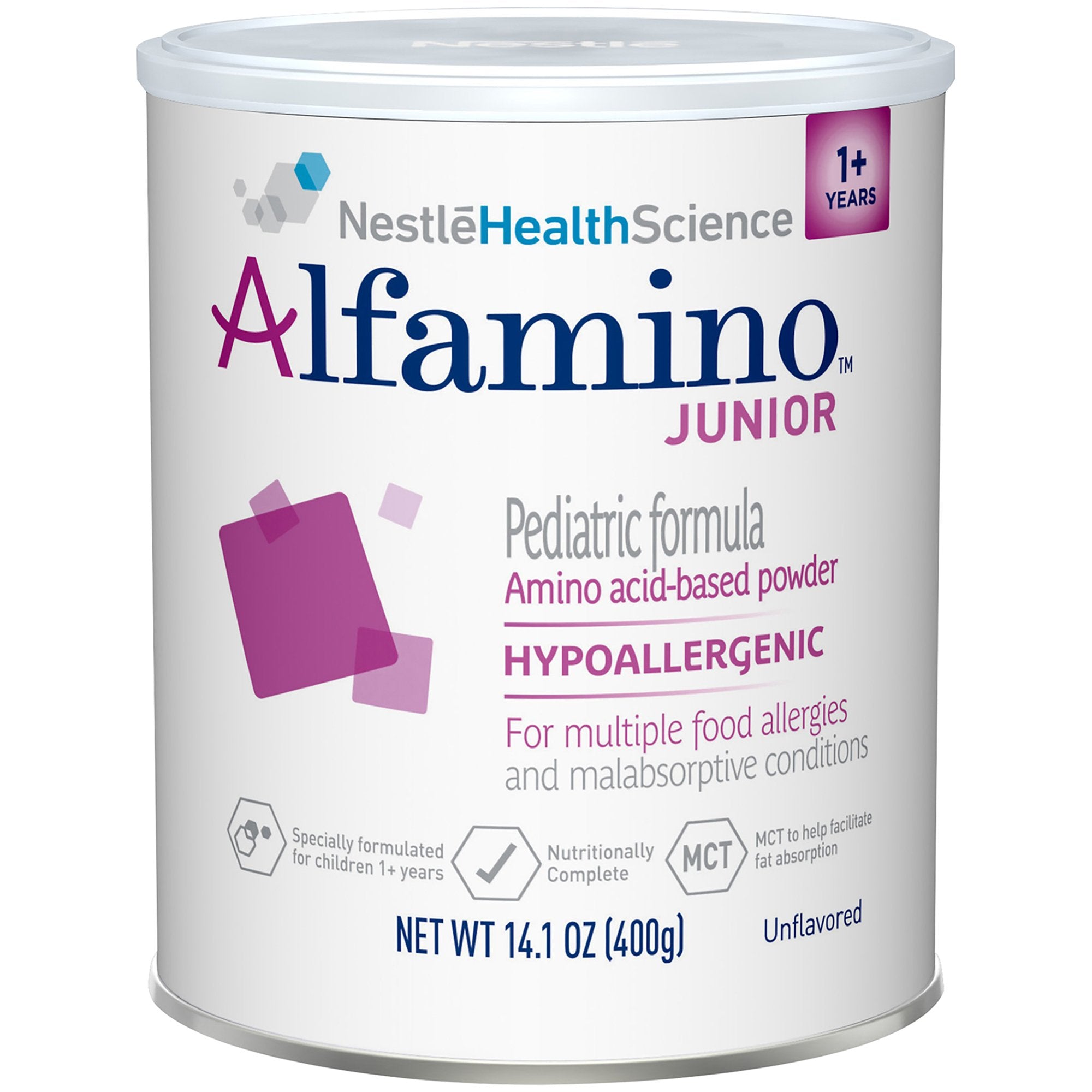 Pediatric Oral Supplement Alfamino Junior 14.1 oz. Can Powder Amino Acid Food Allergies