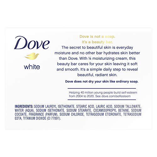 Dove Beauty Bar, White, 3.17 Oz