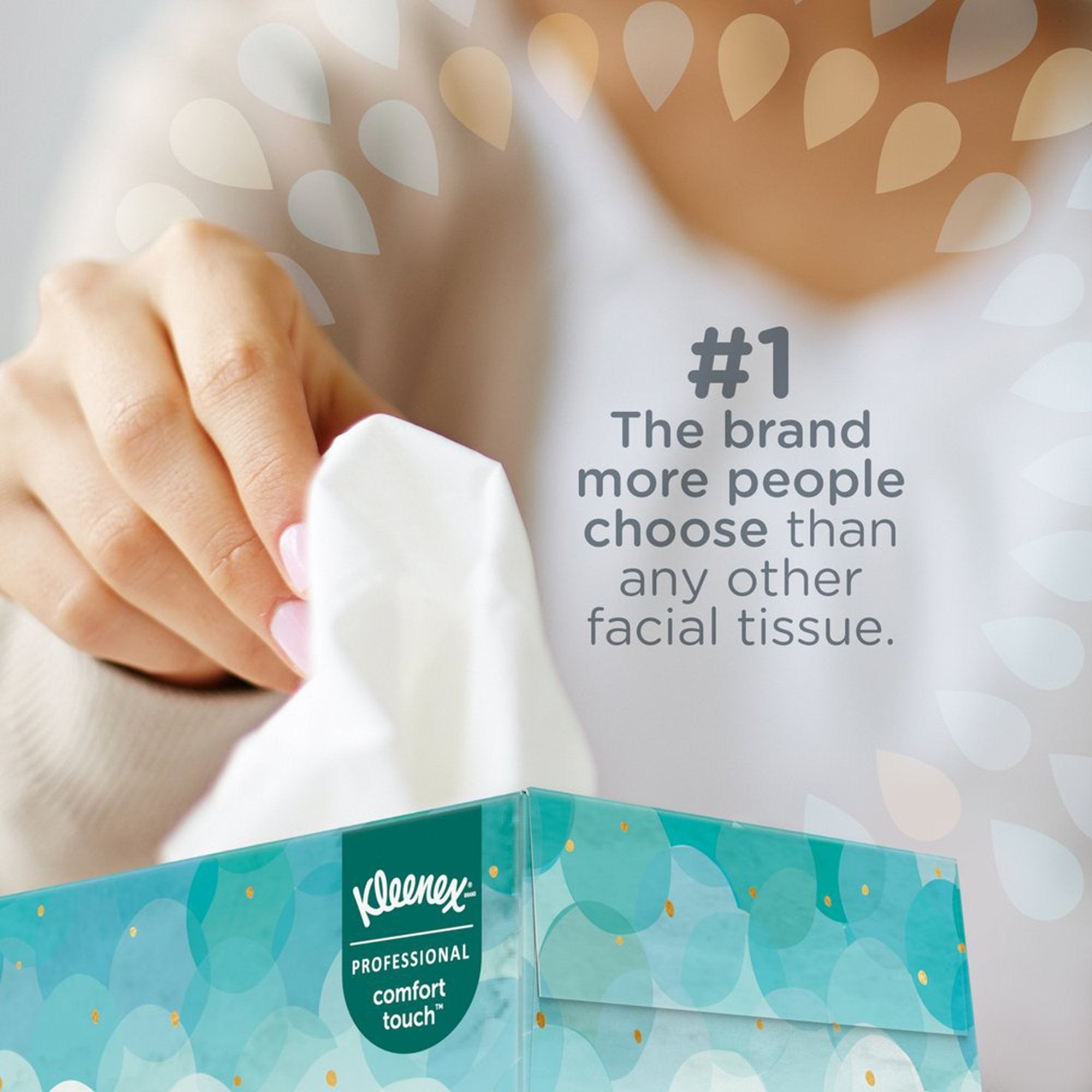 Kleenex Facial Tissue White 8-1/5 X 8-2/5 Inch 100 Count