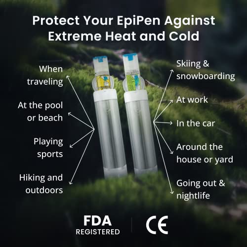 EpiPen Carrying Case - EpiPen Cooler, Portable and Insulated, TSA Approved. Designed for a Hassle-Free Lifestyle - VIVI Epi
