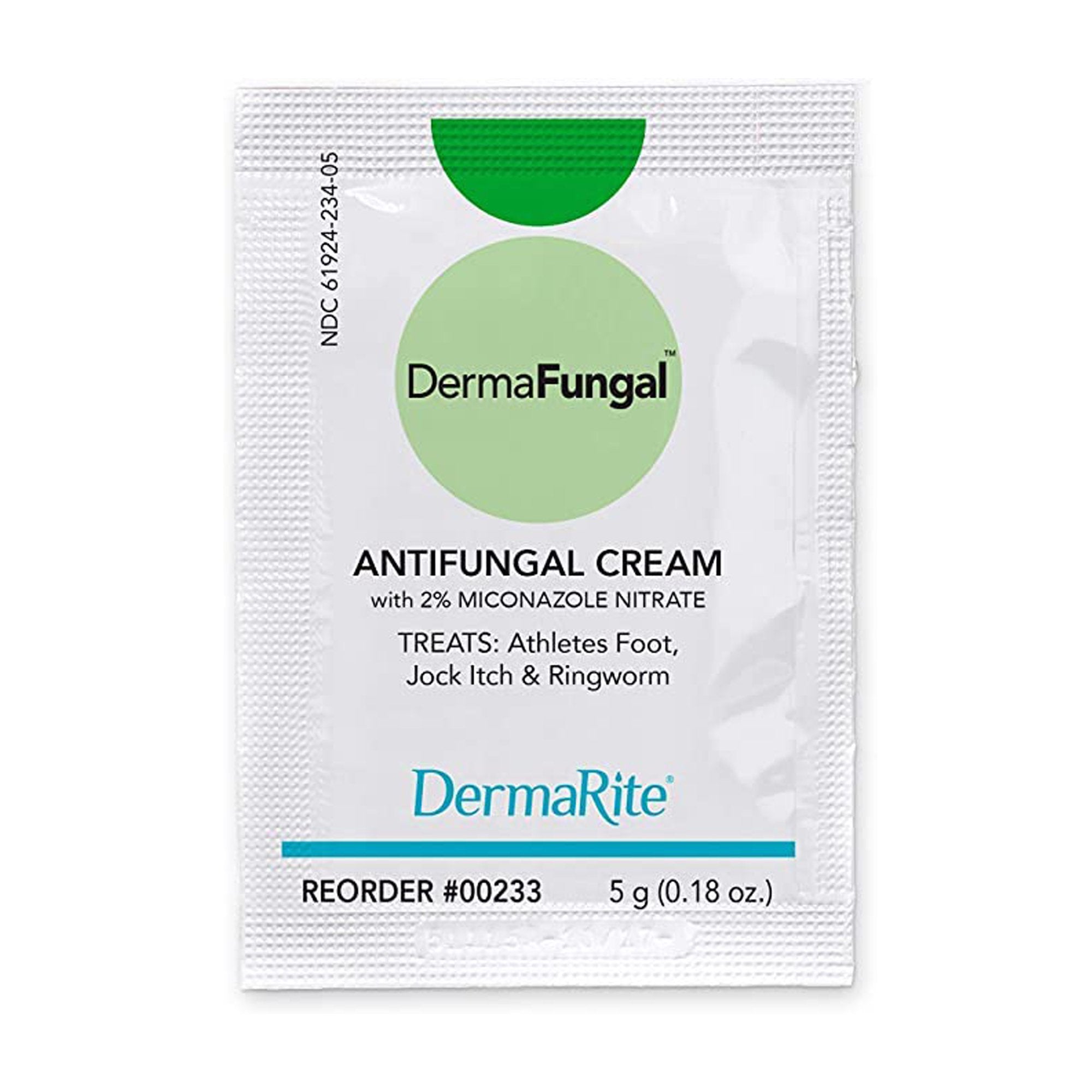 Antifungal DermaFungal 2% Strength Cream 5 Gram Individual Packet