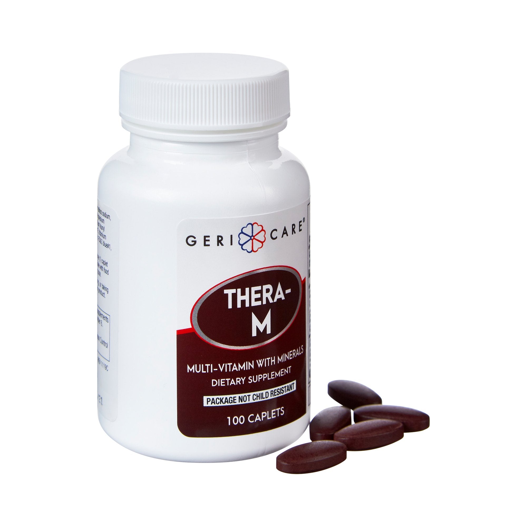 Multivitamin Supplement with Minerals Geri-Care Tablet 100 per Bottle