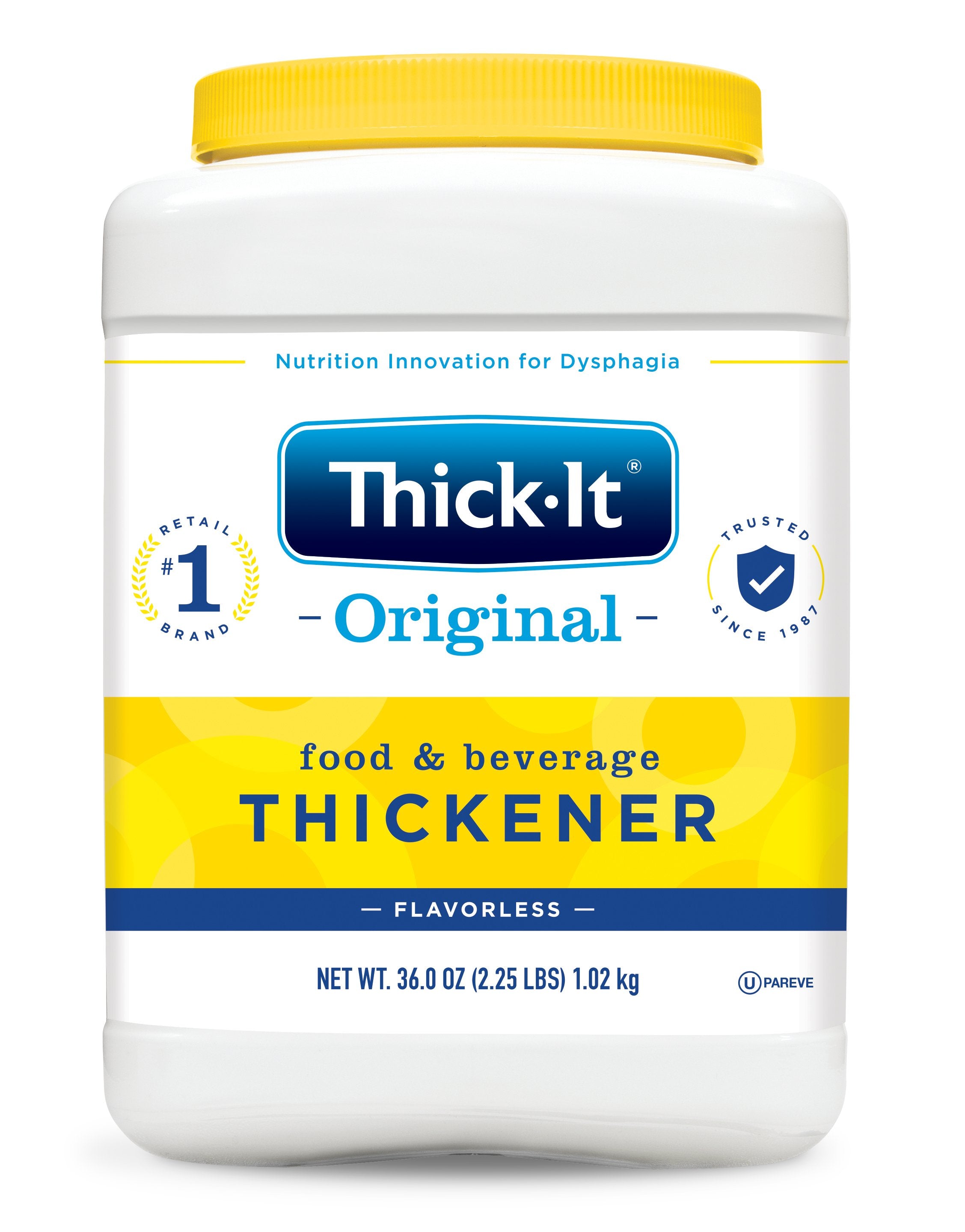 Food and Beverage Thickener Thick-It Original 36 oz. Canister Unflavored Powder IDDSI Level 0 Thin
