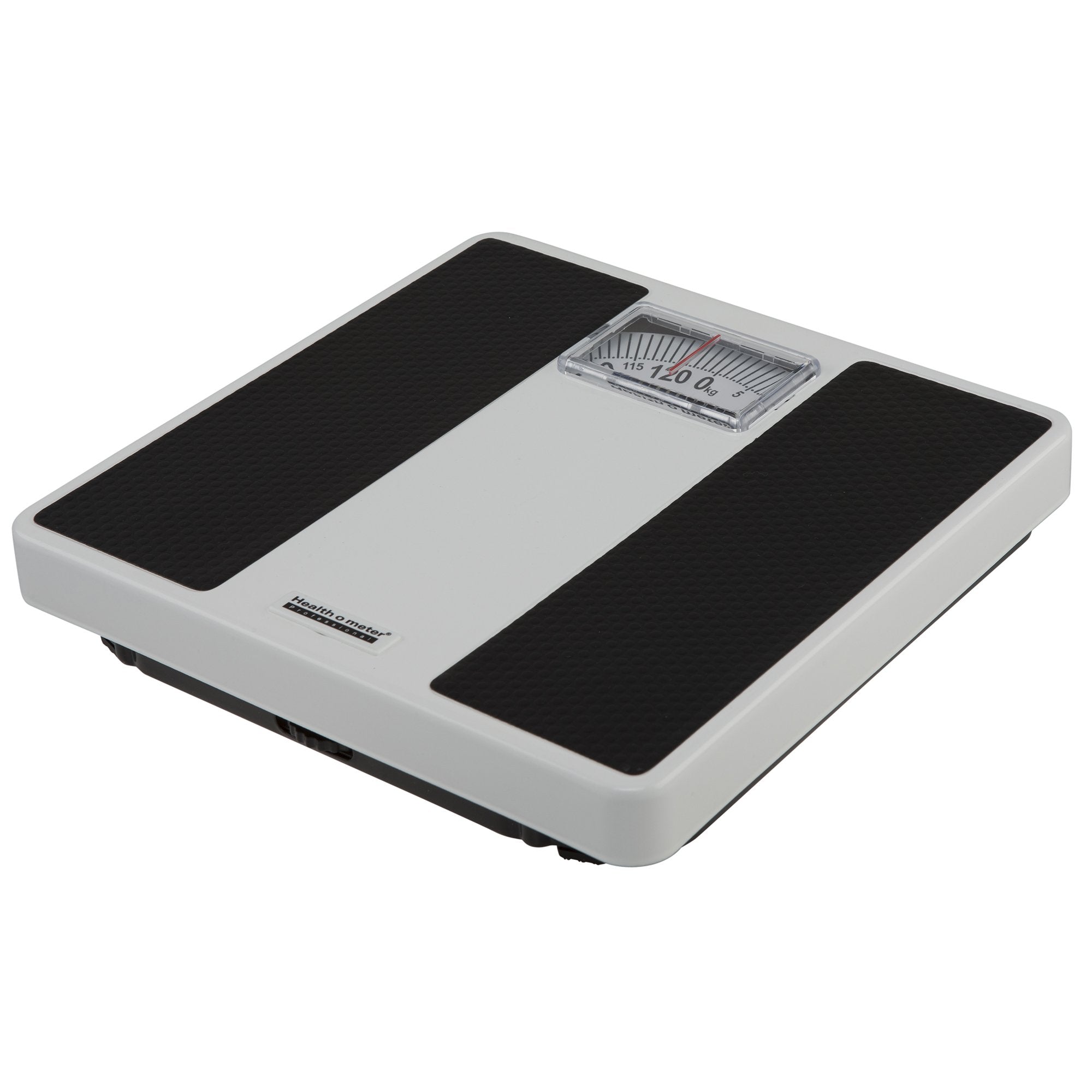 Floor Scale Health O Meter Dial Display 270 lbs. Capacity Black / White Analog