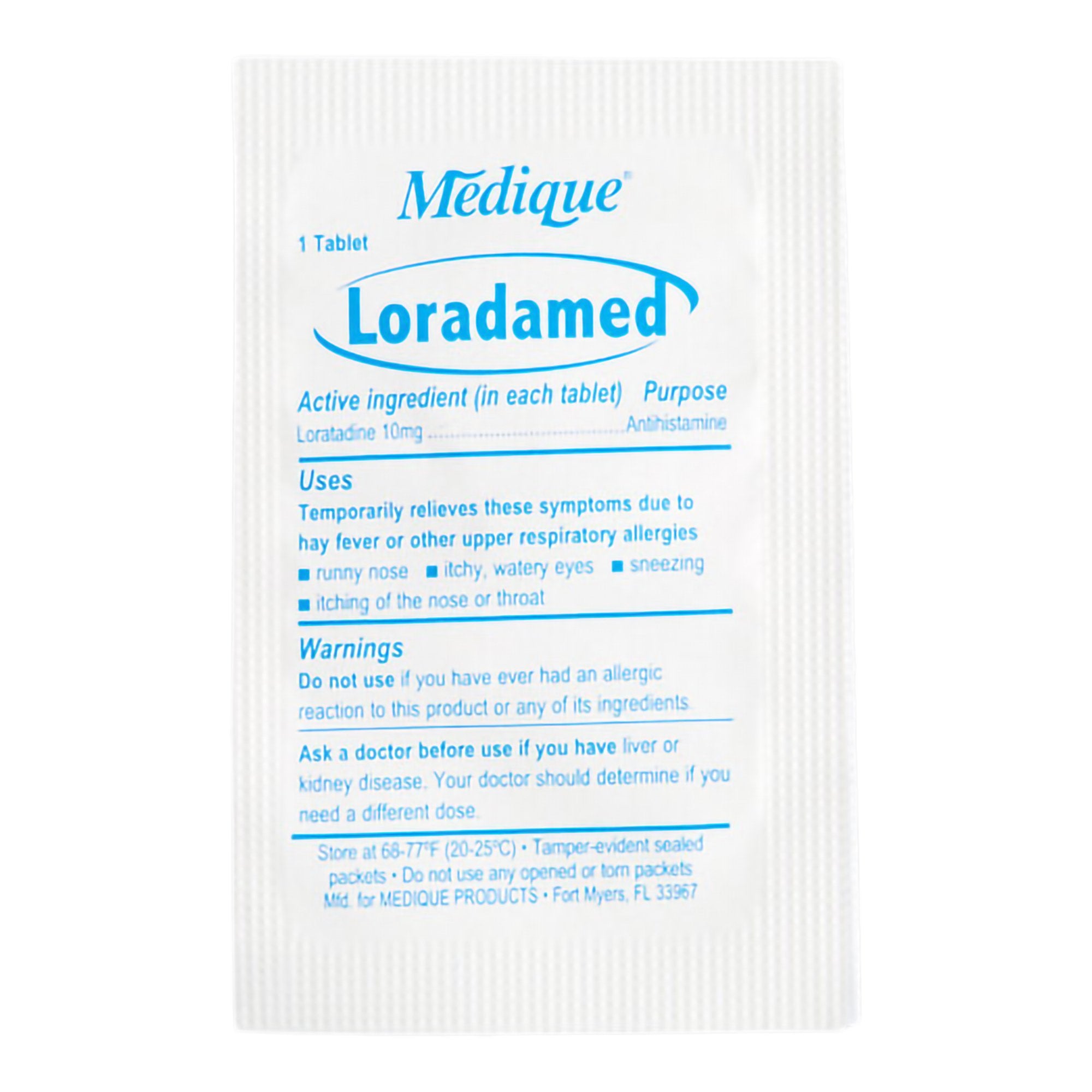 Allergy Relief Loradamed 10 mg Strength Tablet 1 per Box