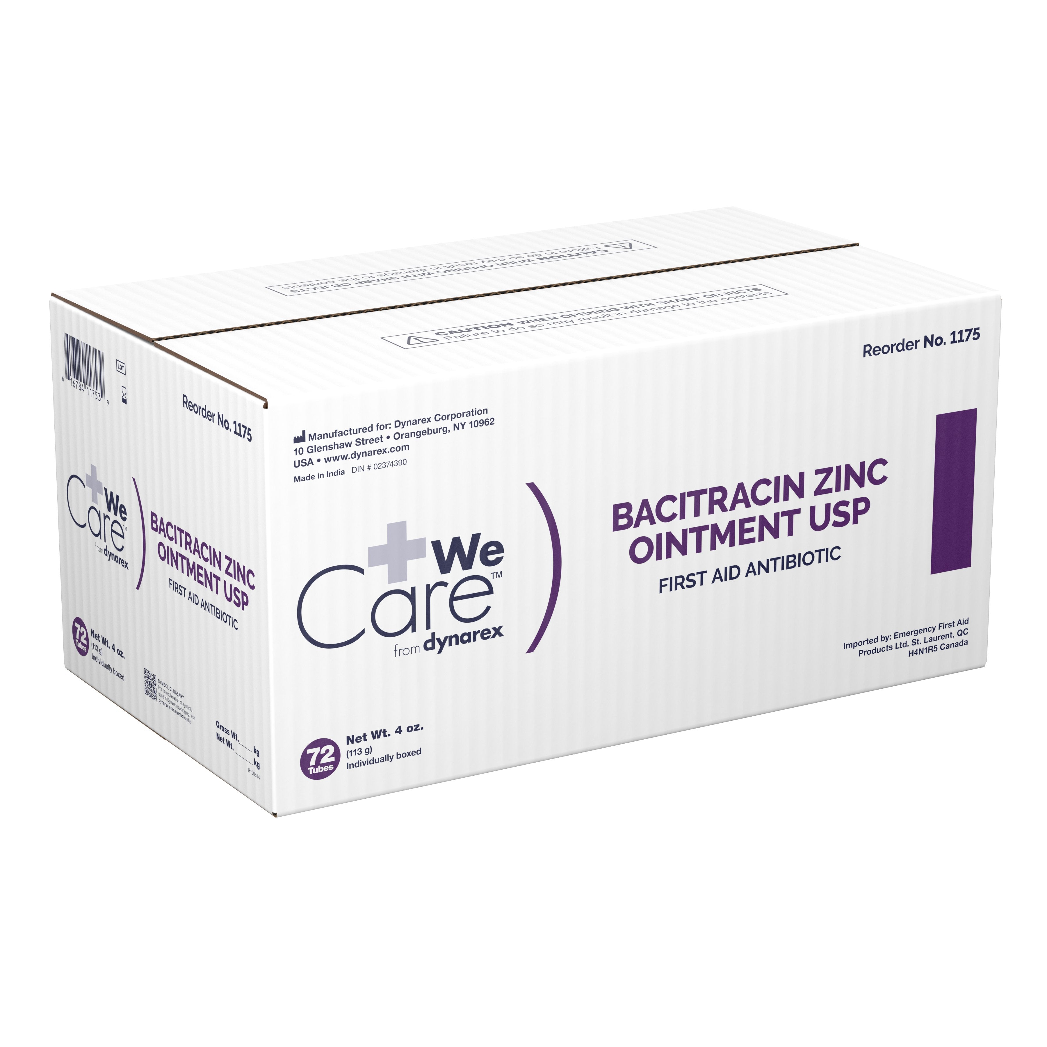 First Aid Antibiotic WeCare Ointment 4 oz. Tube
