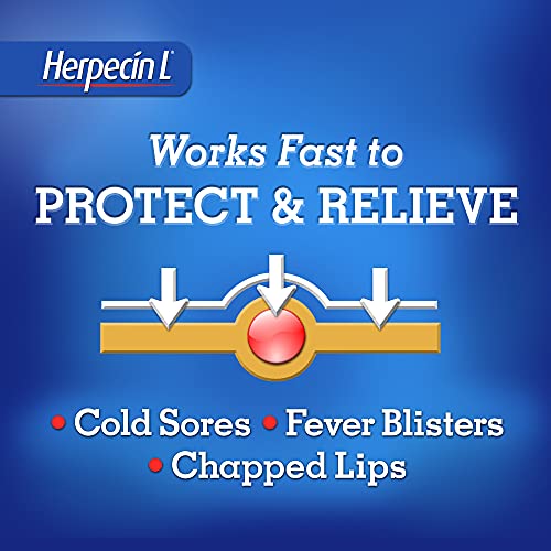 Herpecin L Lip Balm Stick 30 SPF 0.1 Ounce Tube Cold Sore Sun & Fever Blisters and Chapped Lips Relief Lip Balm with SPF30 and Lysine
