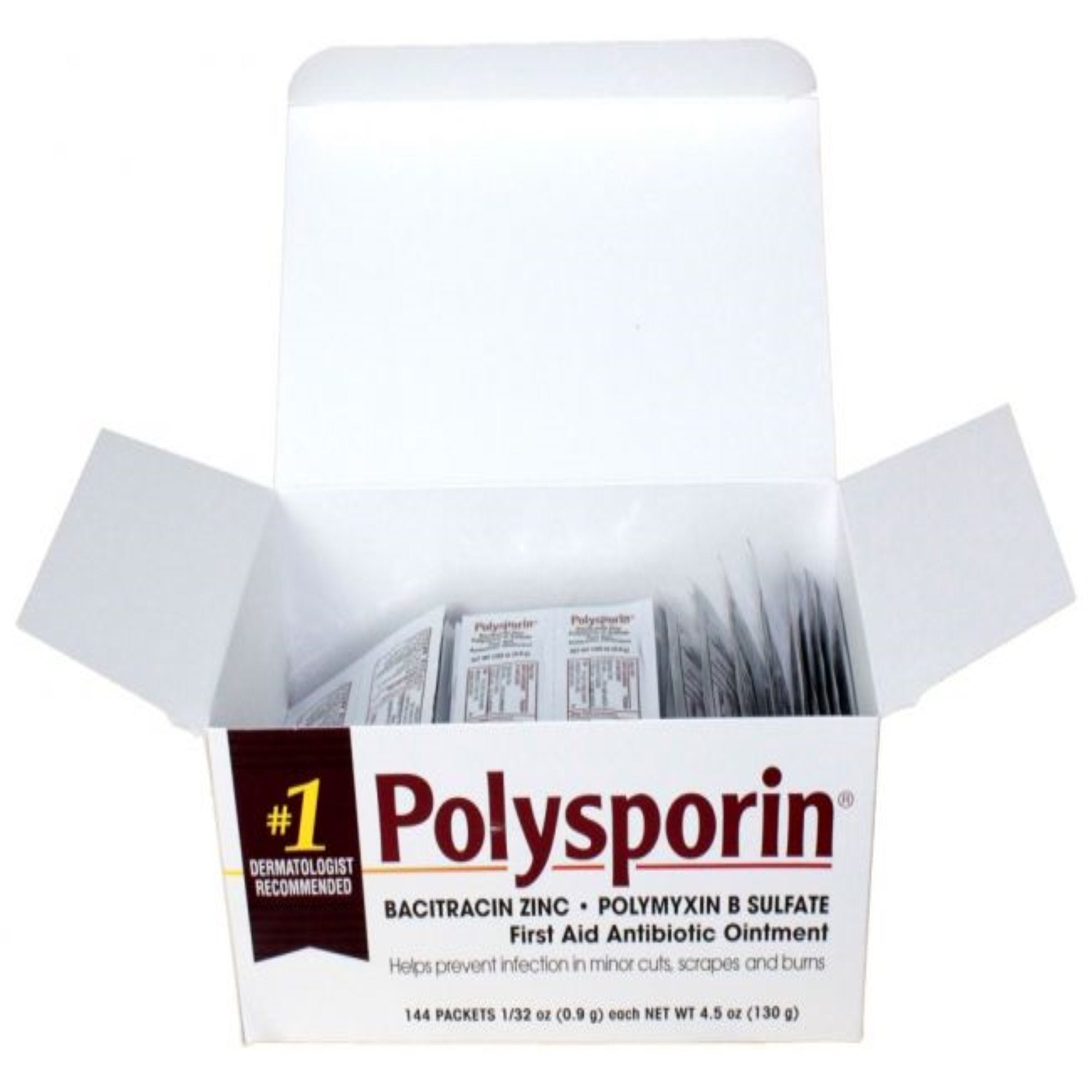 First Aid Antibiotic Polysporin Ointment 0.9 Gram Individual Packet