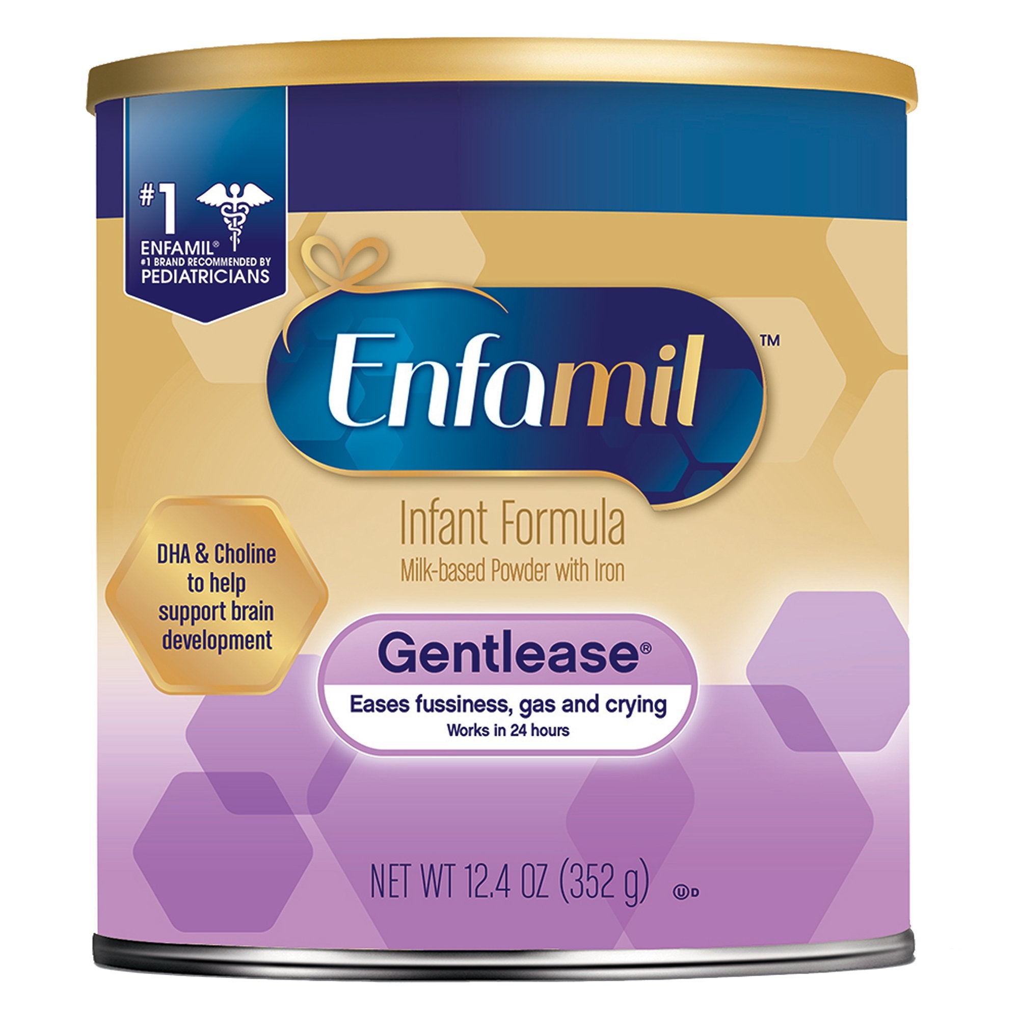 Infant Formula Enfamil Gentlease 12.4 oz. Can Powder Milk-Based Fussiness / Gas / Crying
