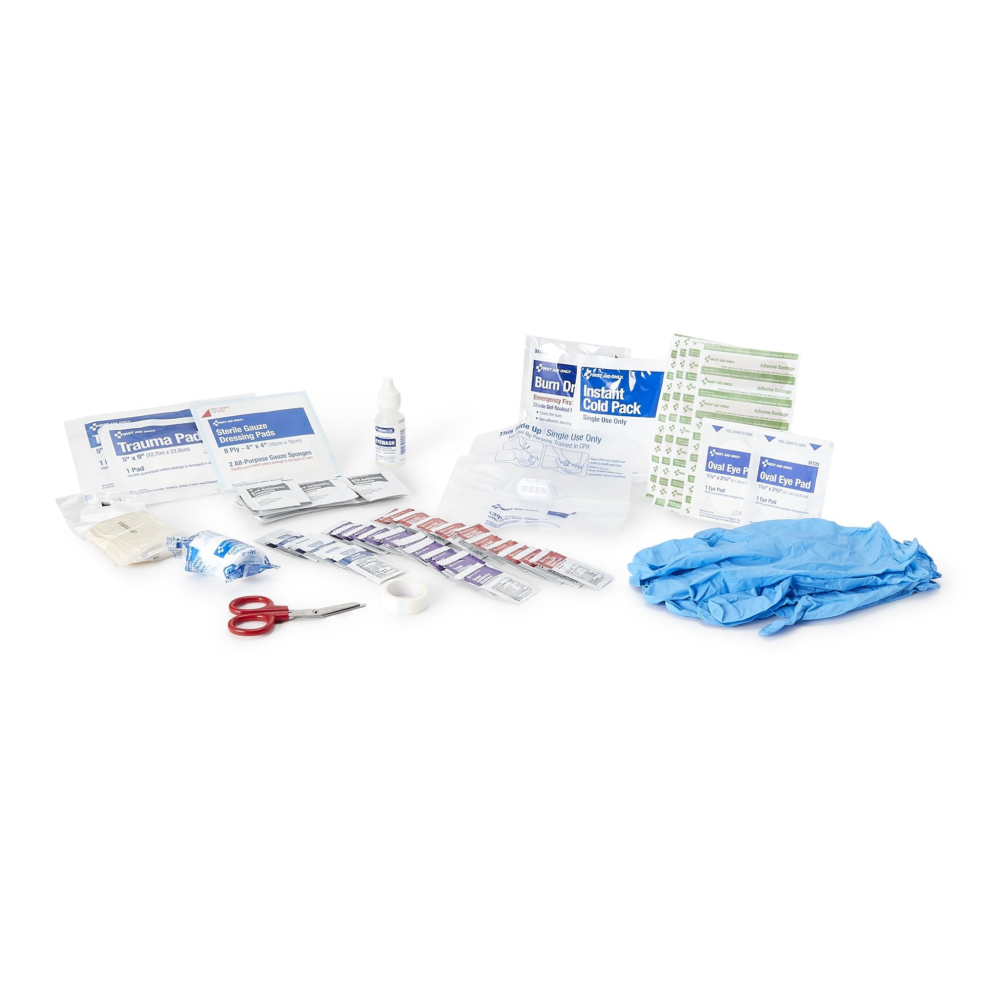 First Aid Kit McKesson 10 Person Plastic Case