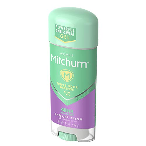 Mitchum For Women Advanced Control Anti-Perspirant Deodorant Clear Gel, Shower Fresh 3.4oz (Pack of 2)