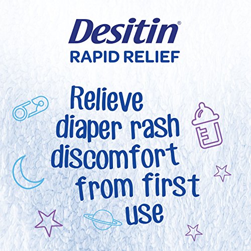Desitin Rapid Relief Diaper Rash Cream, 2 Ounce Tube