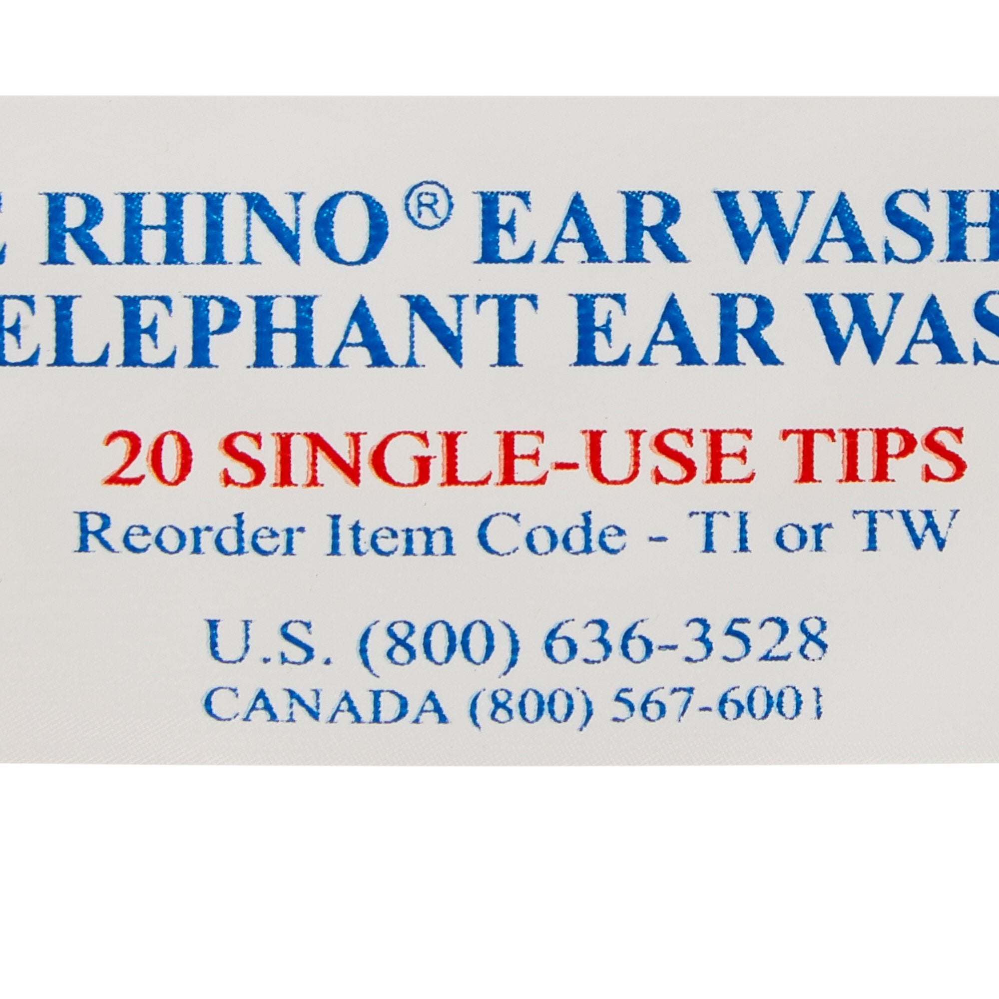 Ear Wash System Tips Doctor Easy For Rhino and Elephant Ear Washer