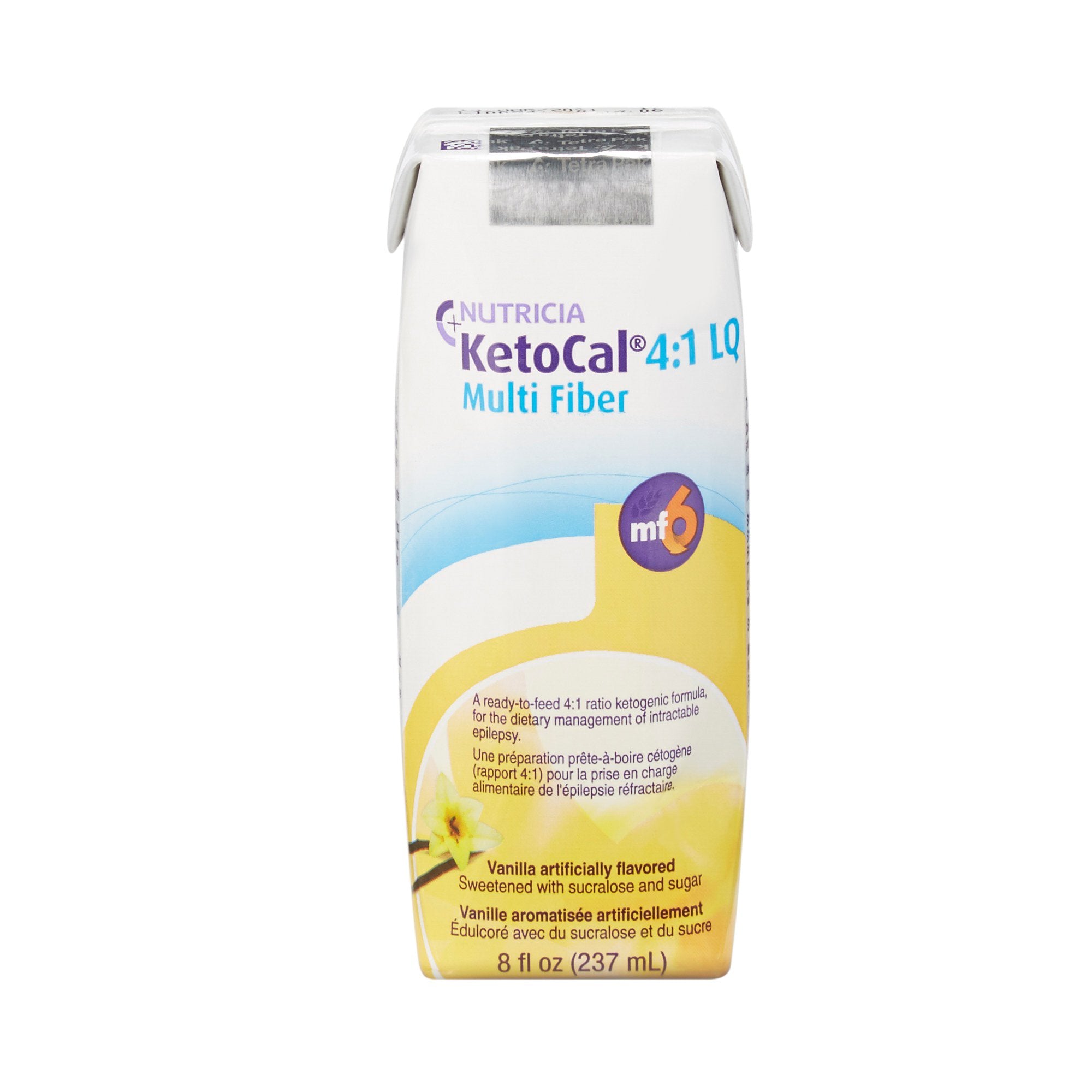 Oral Supplement KetoCal 4:1 LQ Vanilla Flavor Liquid 8 oz. Carton