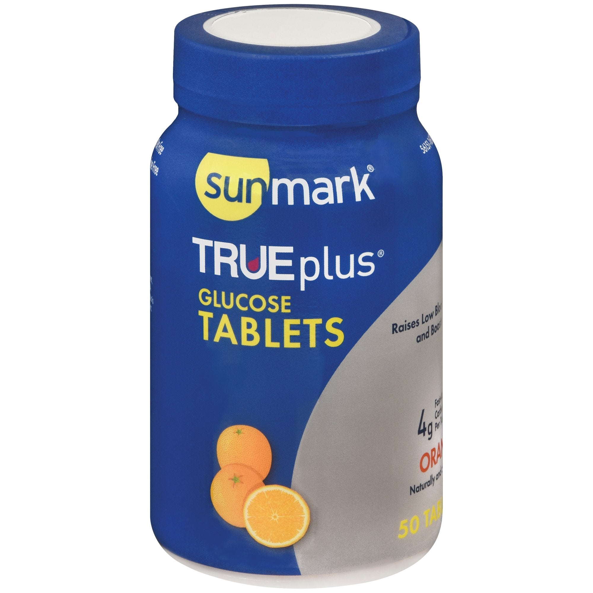 Glucose Supplement sunmark TRUEplus 50 per Bottle Chewable Tablet Orange Flavor
