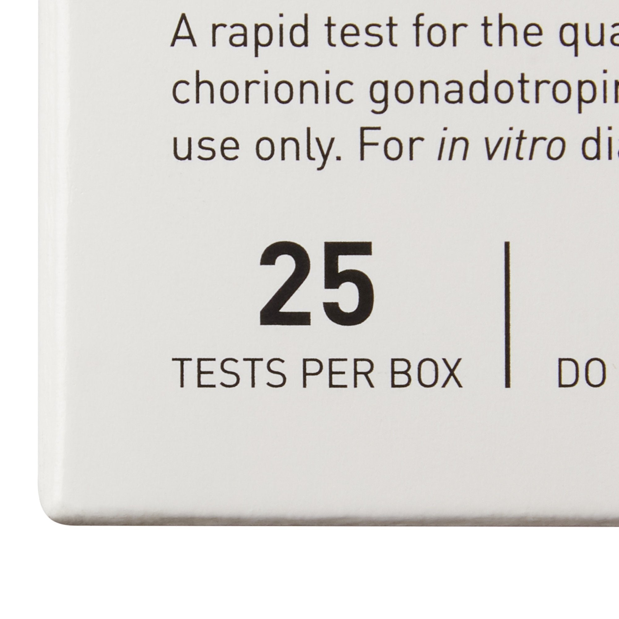 Fertility Test Kit McKesson Consult Fertility Test hCG Pregnancy Test Urine Sample 25 Tests CLIA Waived