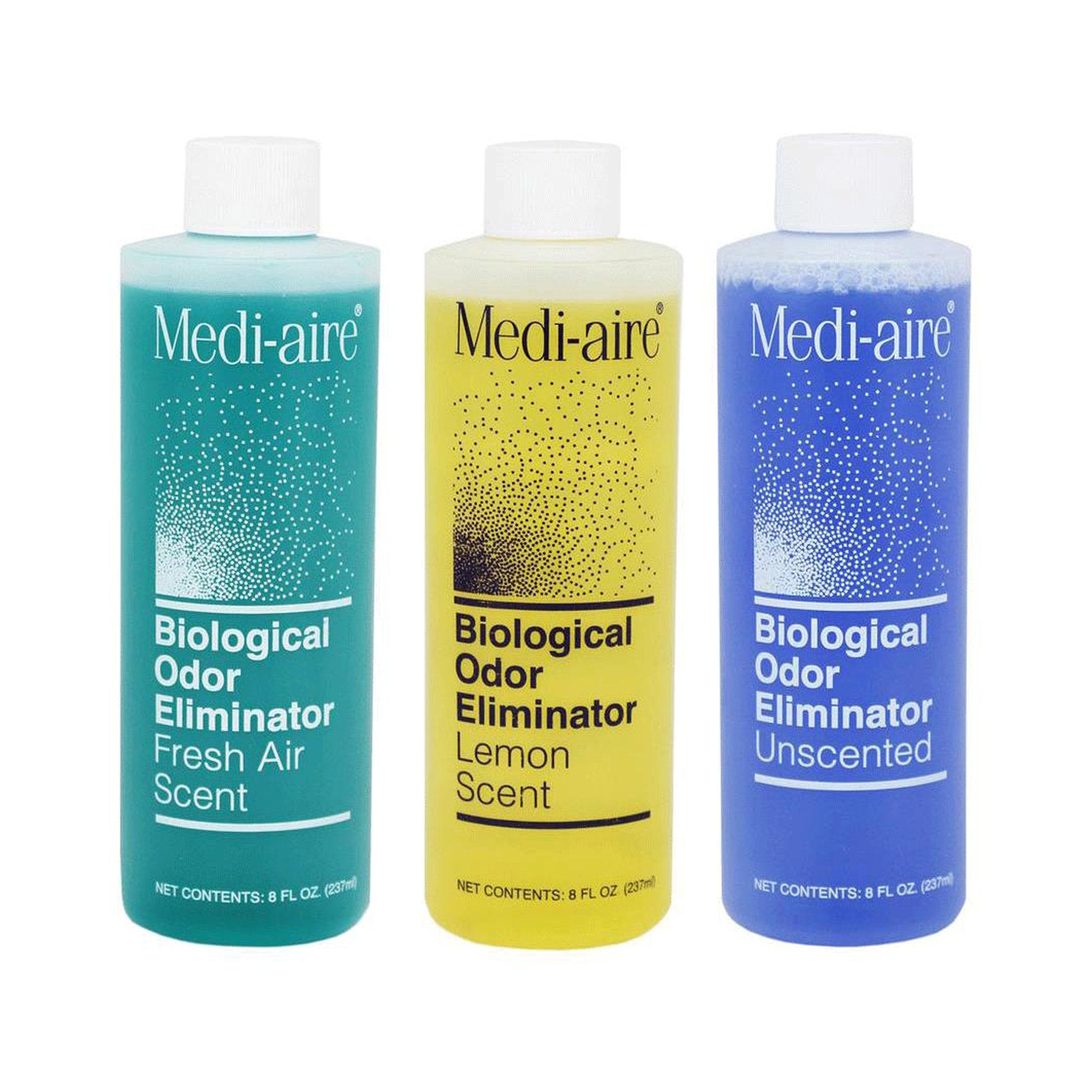 Deodorizer Medi-aire Biological Odor Eliminator Liquid 8 oz. Bottle Unscented