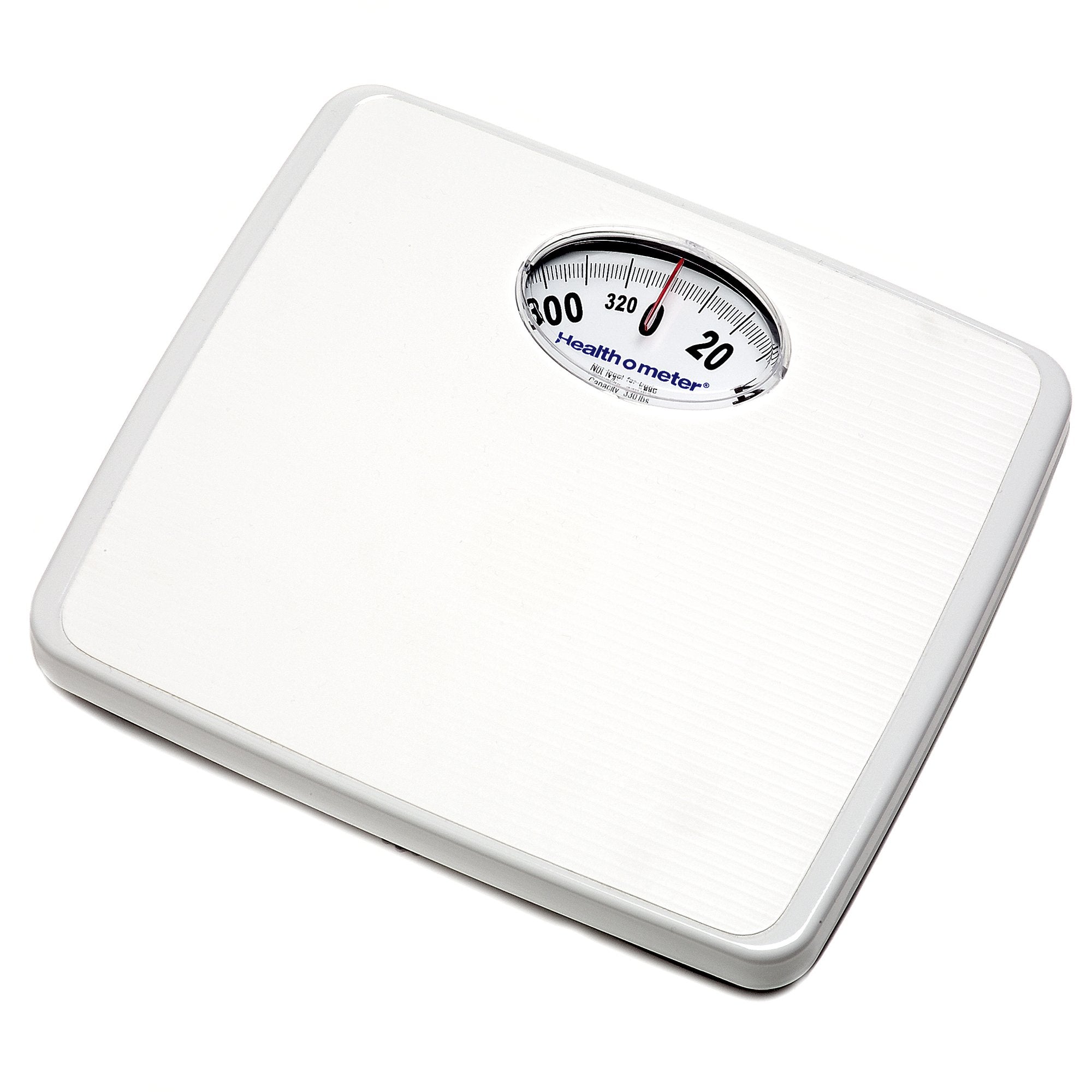 Floor Scale Health O Meter Dial Display 330 lbs. Capacity White Analog