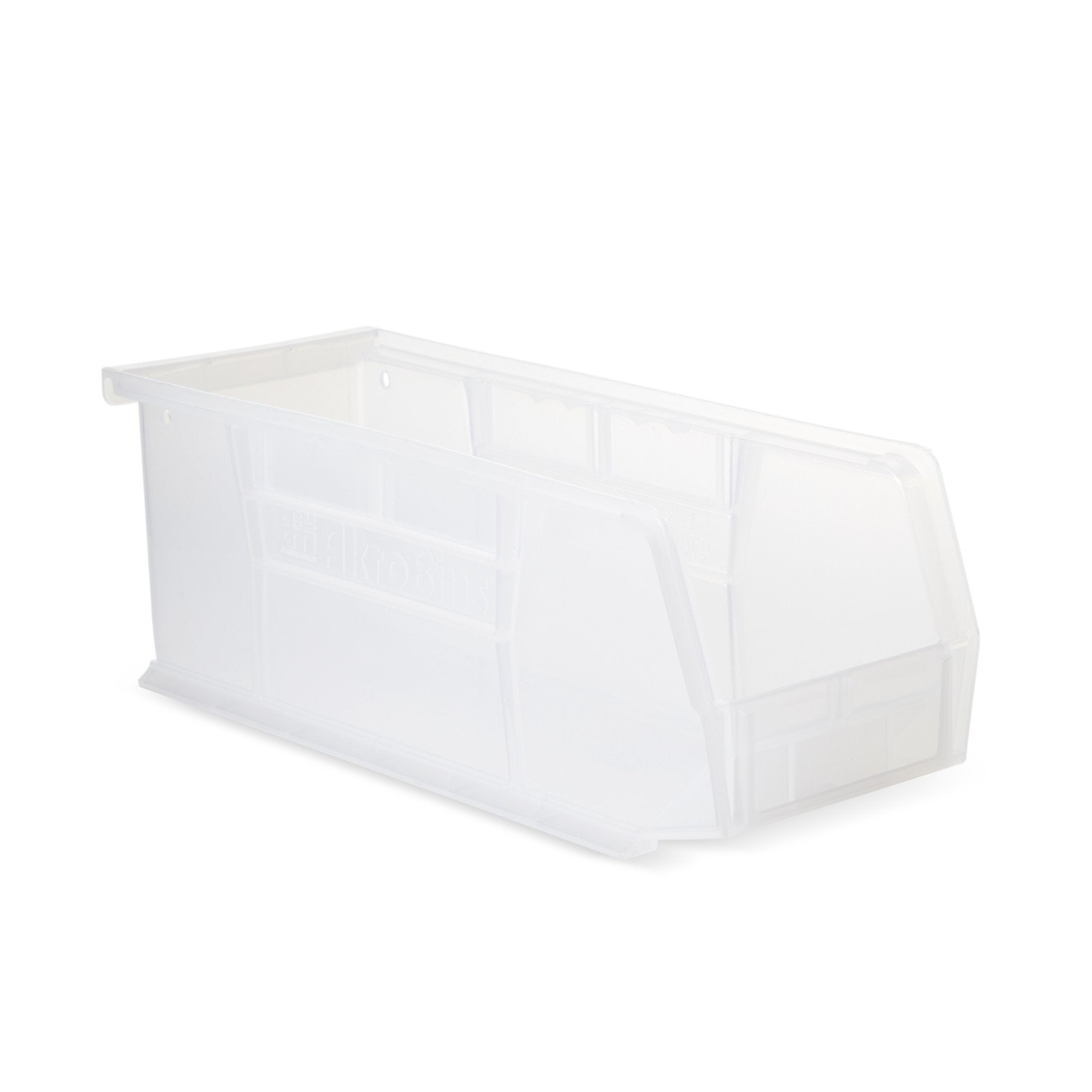 Storage Bin AkroBins Clear Plastic 4 X 4-1/8 X 10-7/8 Inch