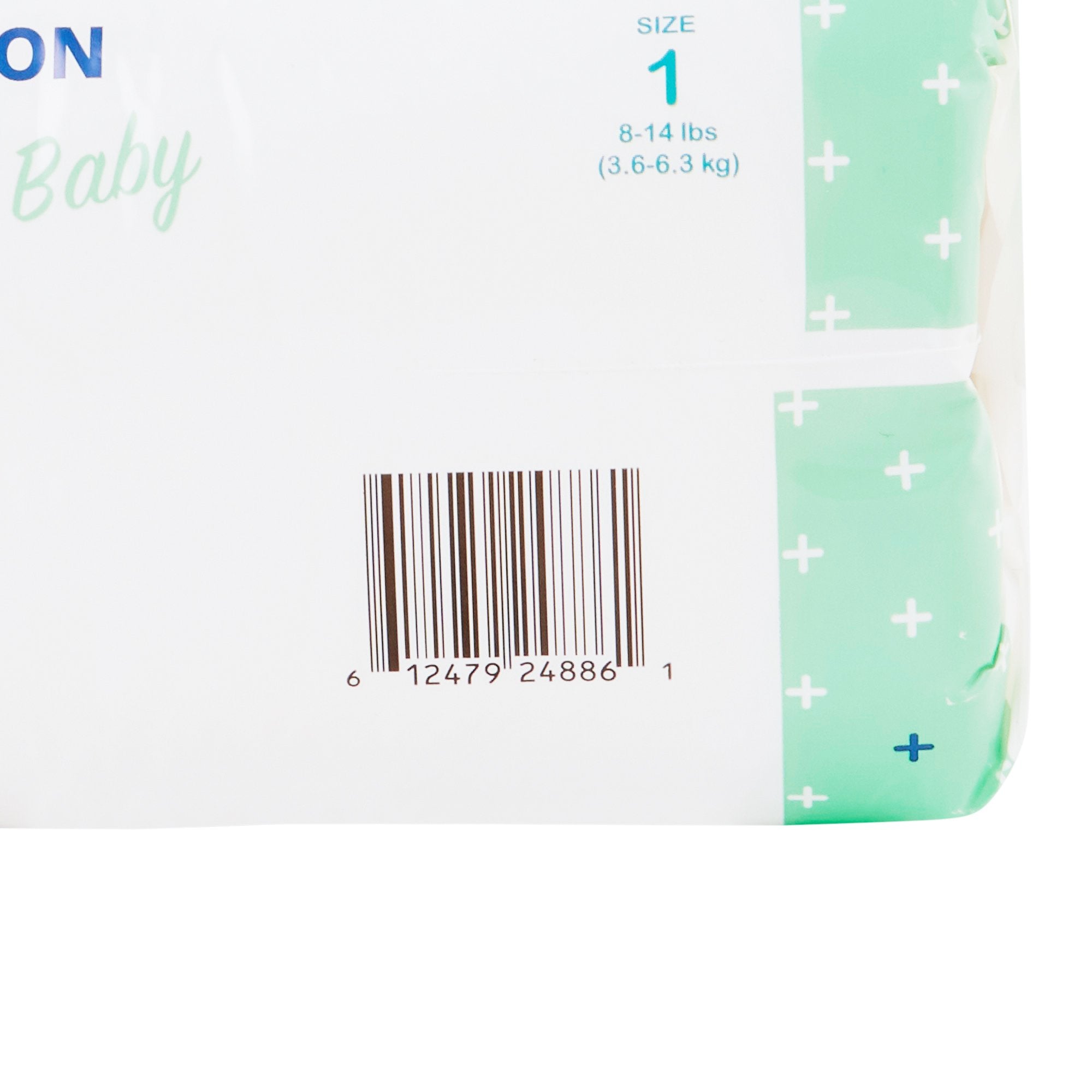 Unisex Baby Diaper McKesson Size 1 Disposable Moderate Absorbency