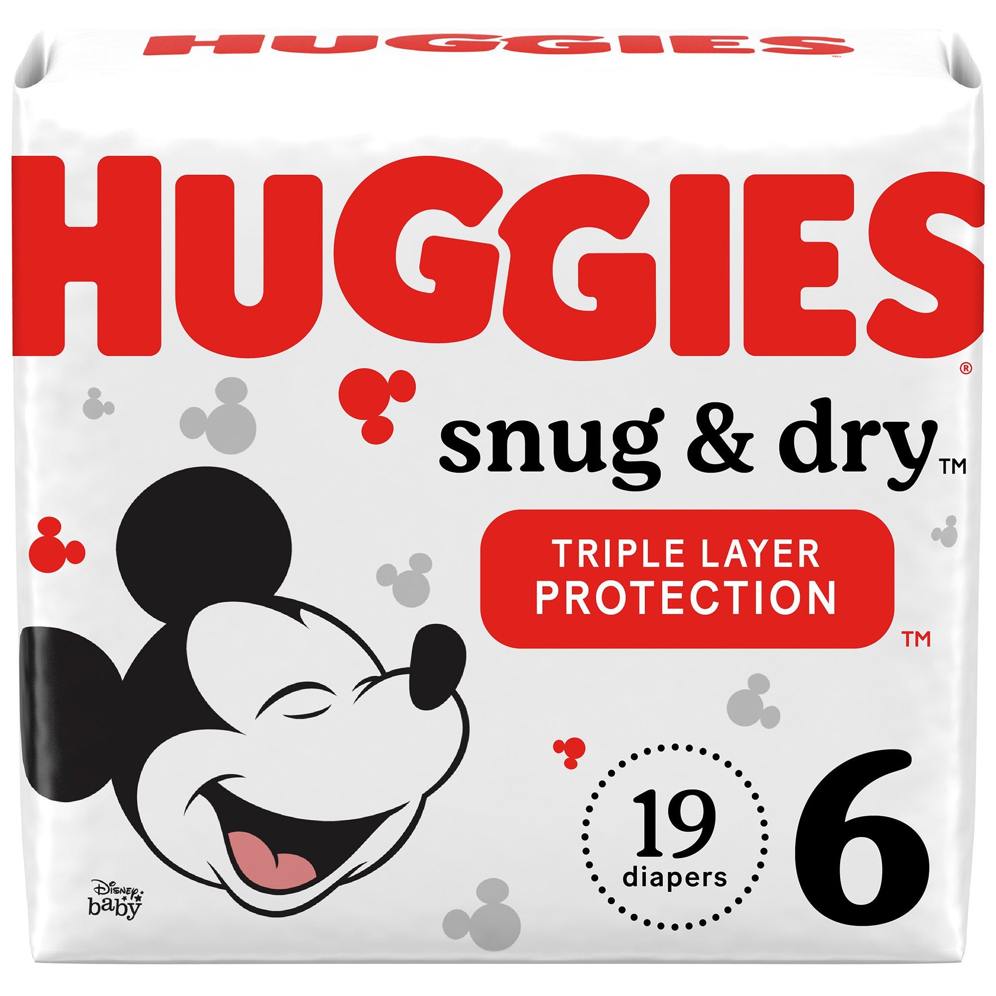 Unisex Baby Diaper Huggies Snug & Dry Size 6 Disposable Heavy Absorbency