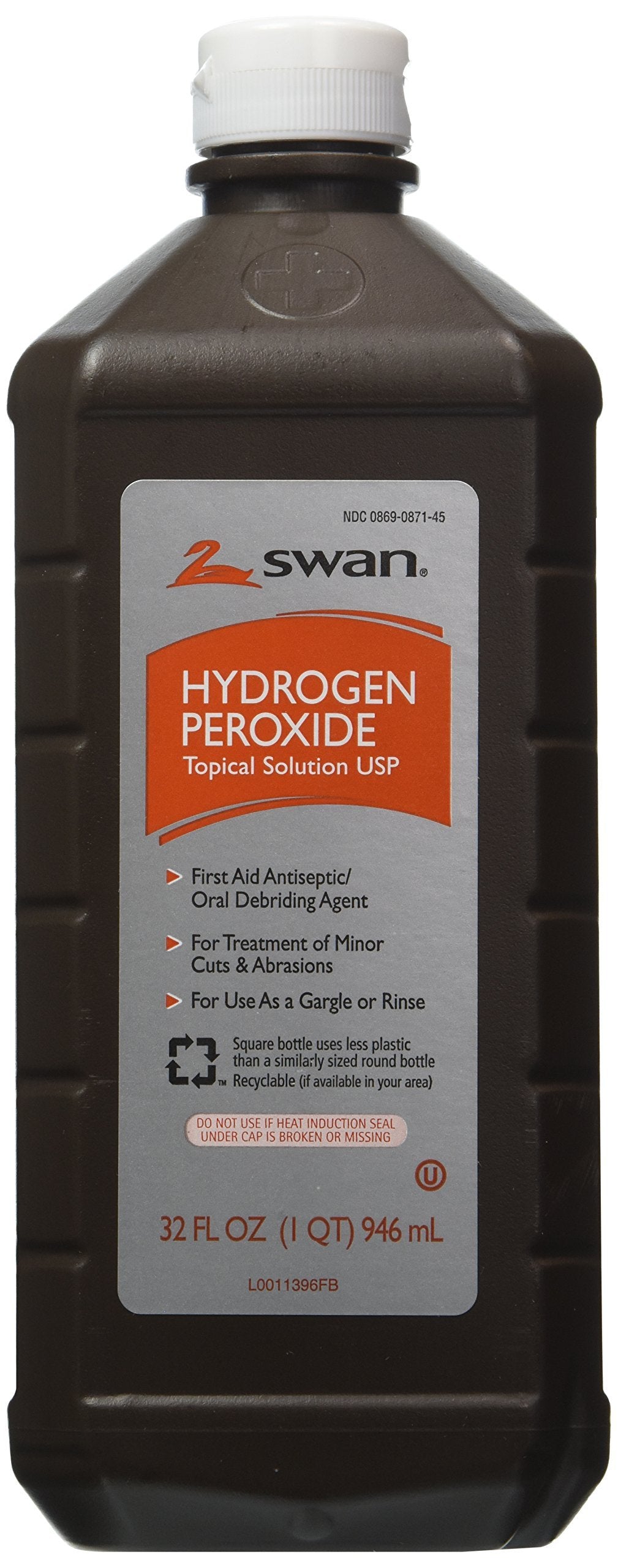 Hydrogen Peroxide Swan Topical, 32 oz, Pack of 12
