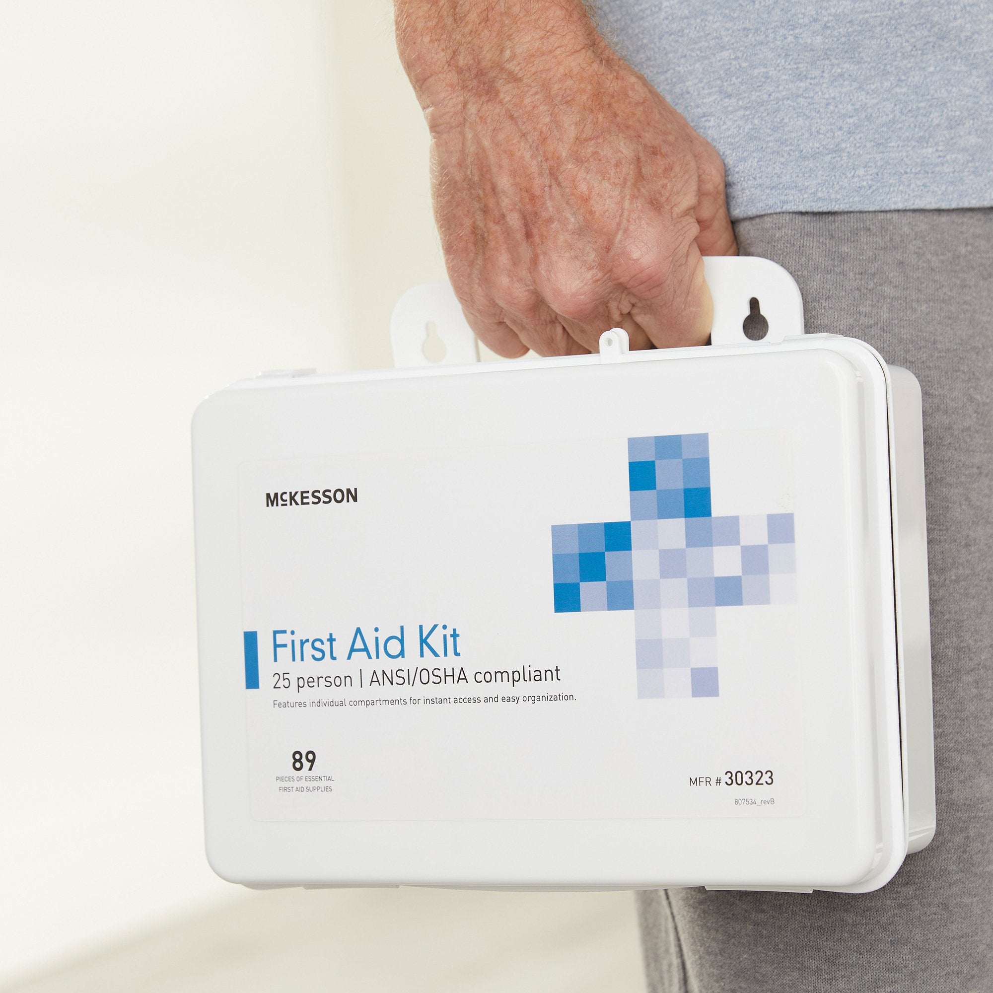 First Aid Kit McKesson 25 Person Plastic Case