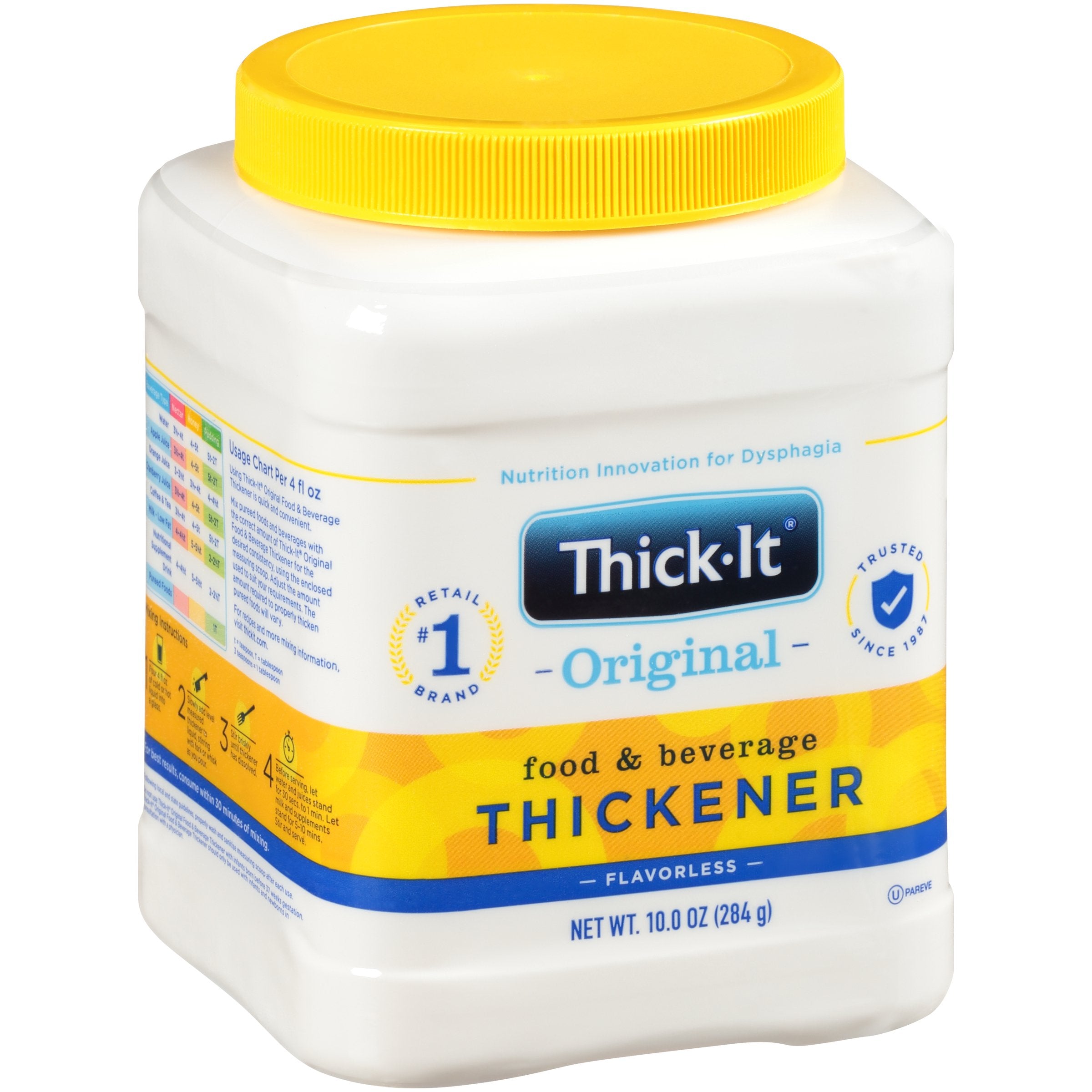 Food and Beverage Thickener Thick-It Original 10 oz. Canister Unflavored Powder IDDSI Level 0 Thin